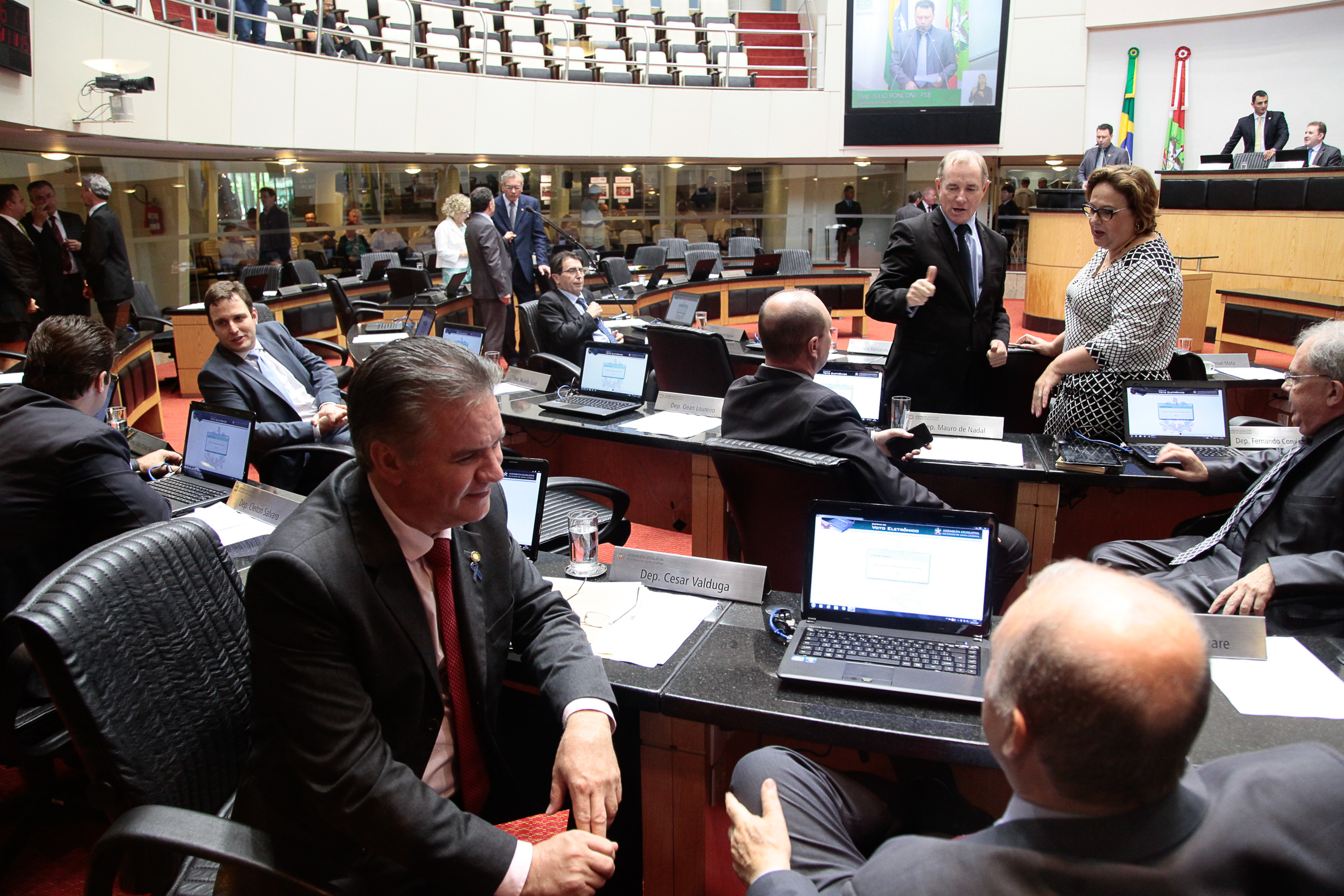 Sessão Ordinária da Assembleia Legislativa do Estado de Santa Catarina. Foto: Miriam Zomer/Agência AL