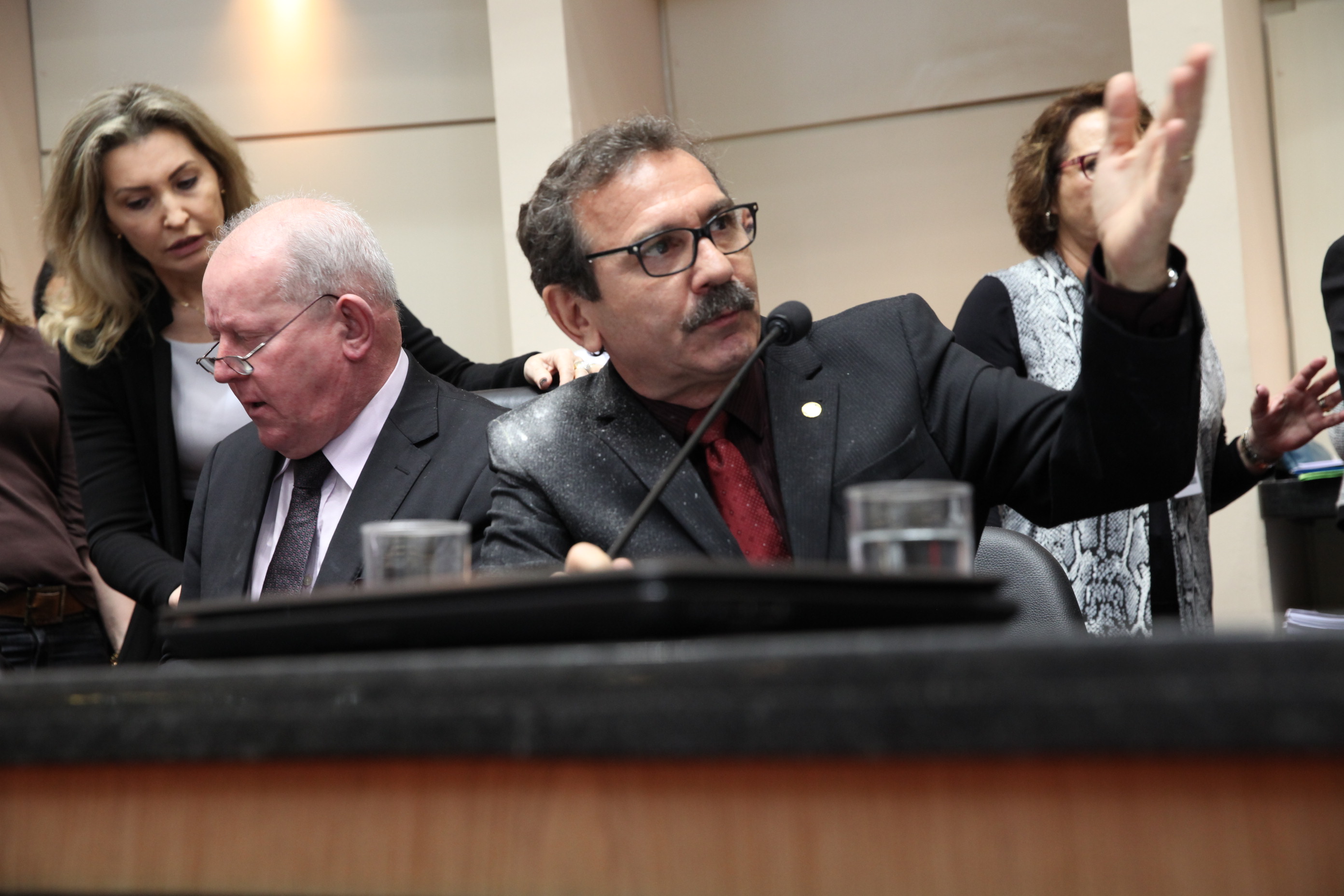 Reunião conjunta das comissões de Finanças  e Trabalho. Foto: Fábio Queiroz / Agência AL