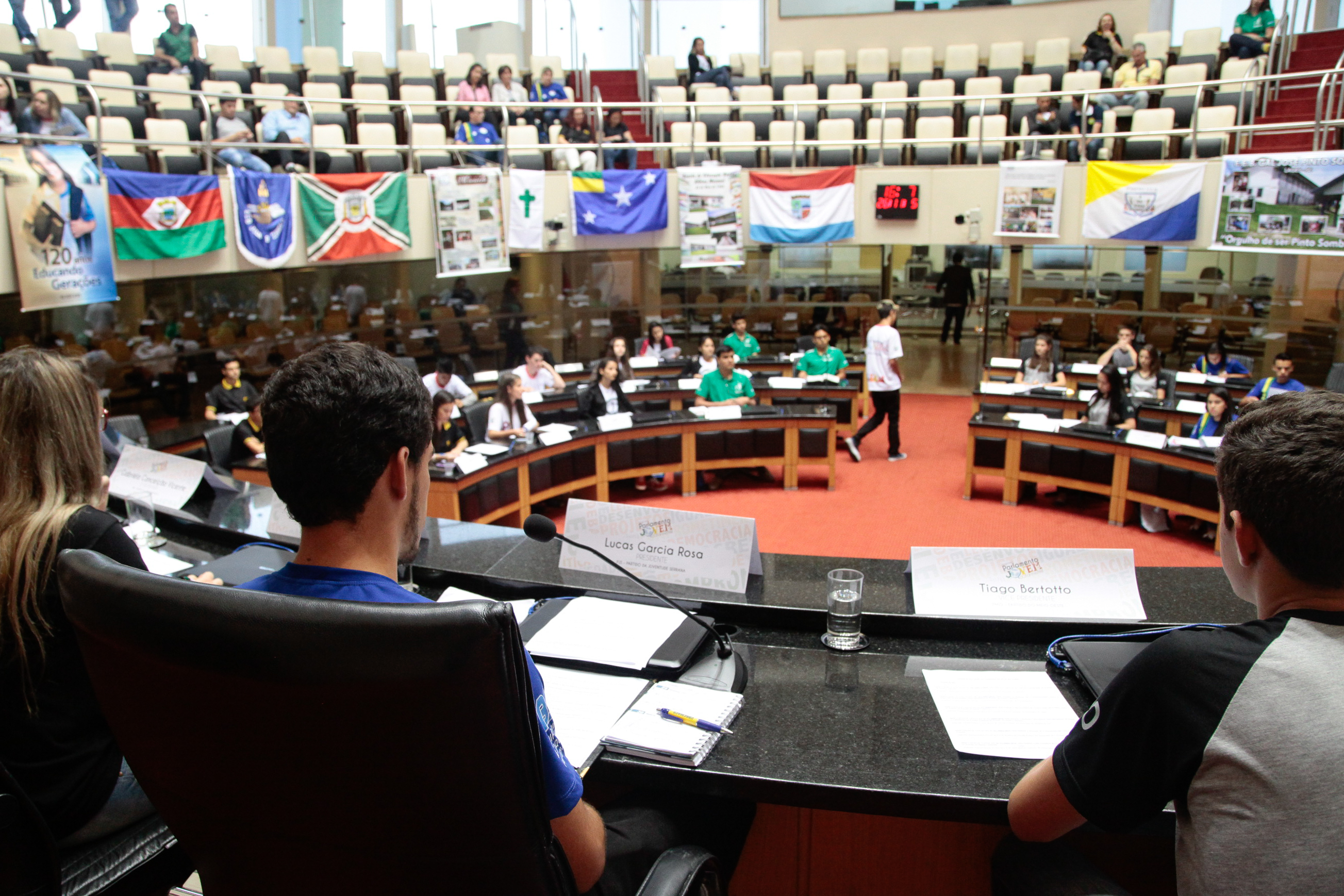 Parlamento Jovem. Foto:Miriam Zomer/Agência AL