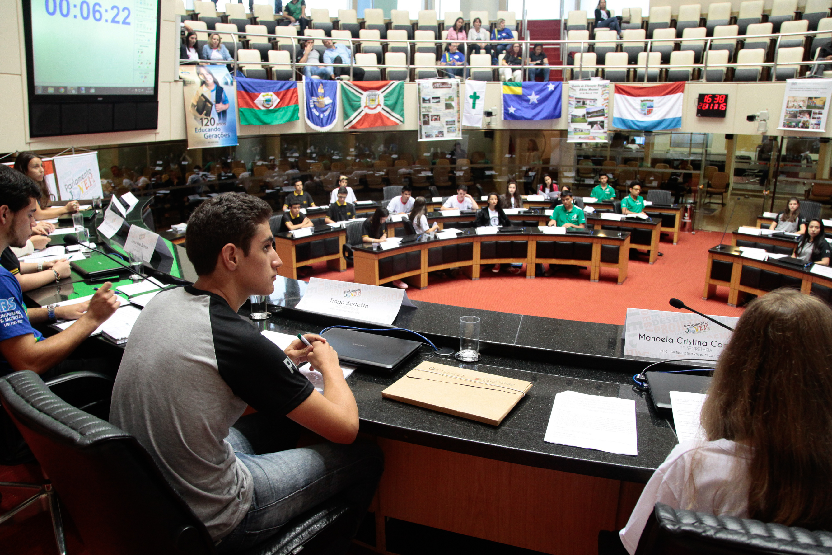Parlamento Jovem. Foto:Miriam Zomer/Agência AL