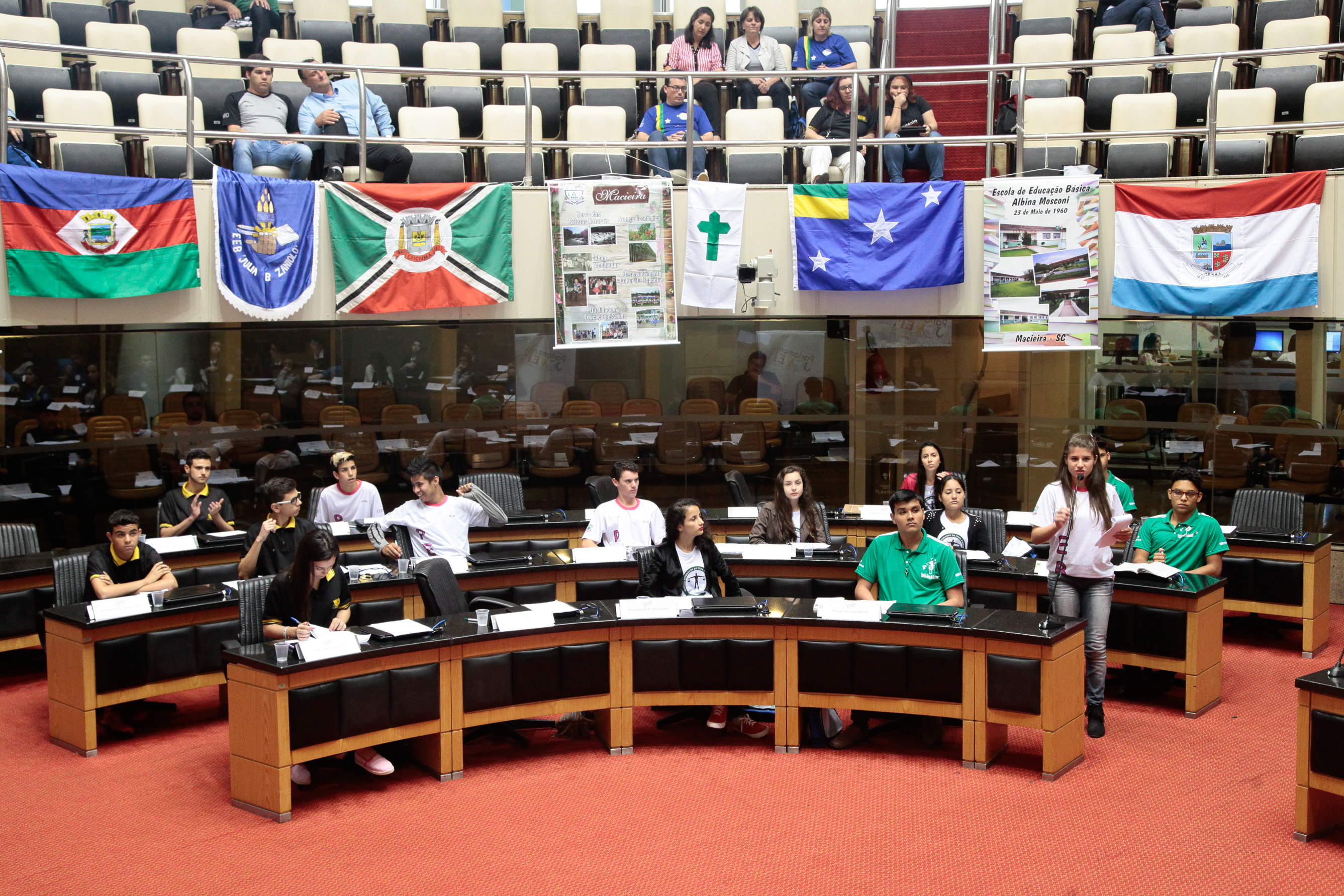 Parlamento Jovem. Foto:Miriam Zomer/Agência AL