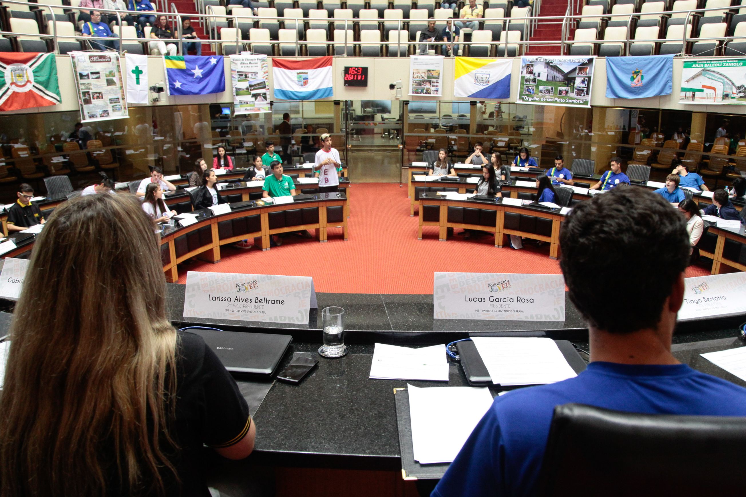 Parlamento Jovem. Foto:Miriam Zomer/Agência AL