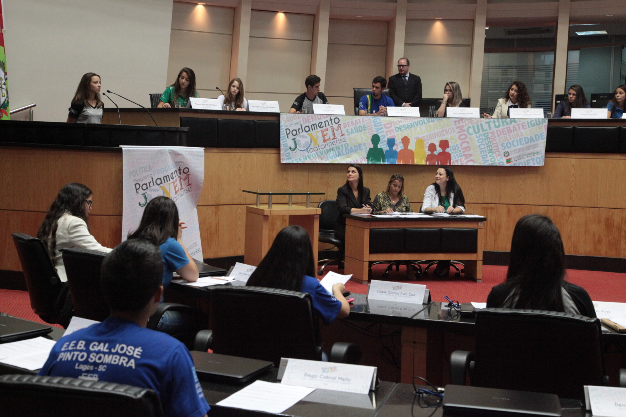 Sessão encerrou as atividades da 20ª edição do Parlamento Jovem