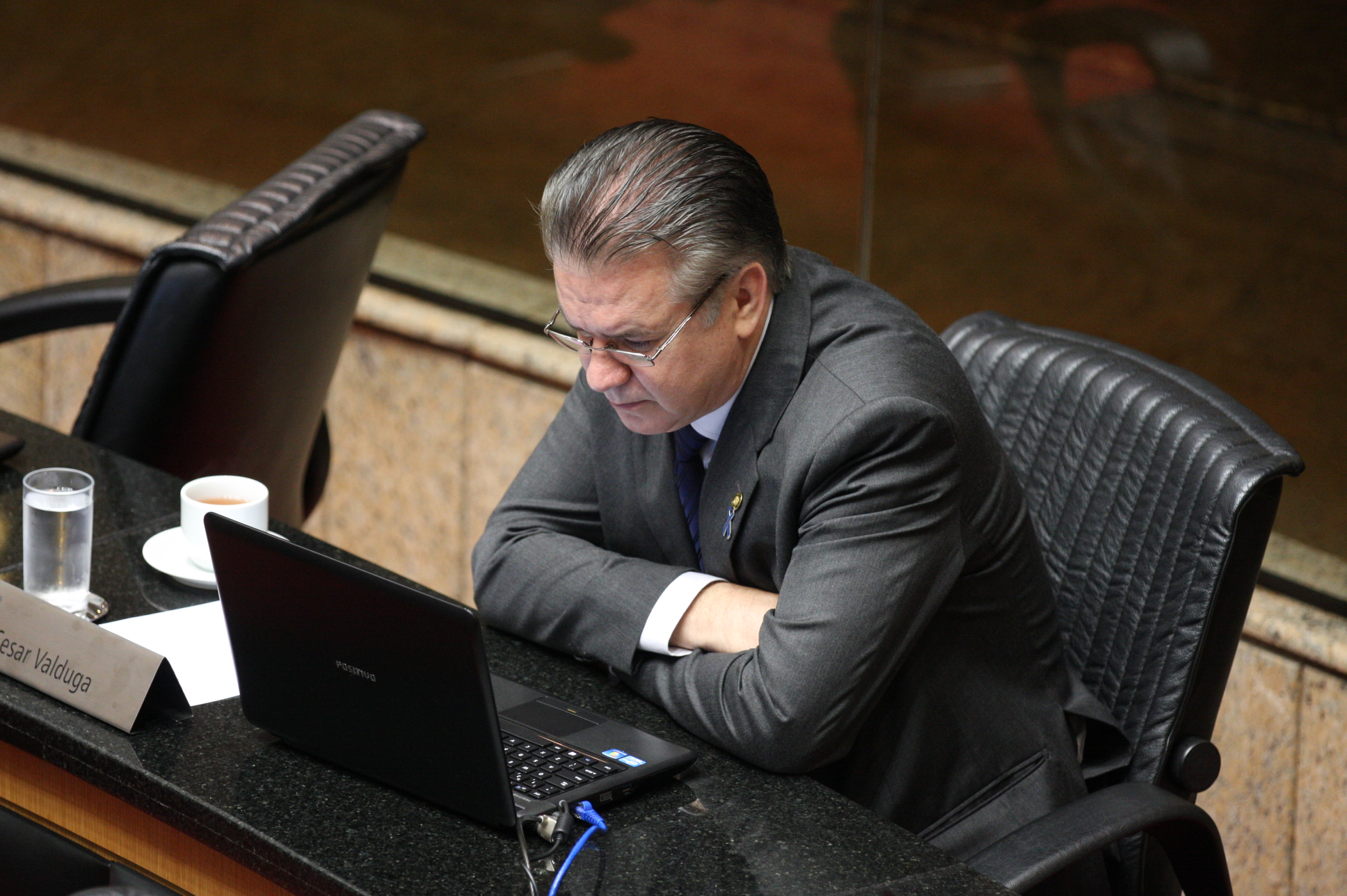 Sessão Ordinária. Deputado César Valduga (PCdoB). Foto: Yuri Santos / Agência AL