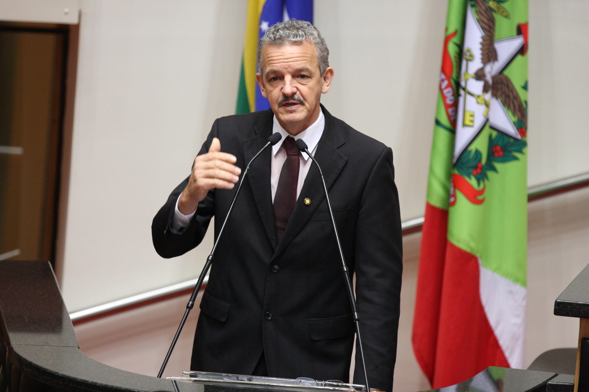 Sessão Ordinária. Deputado Dirceu Dresch (PT). Foto: Yuri Santos / Agência AL
