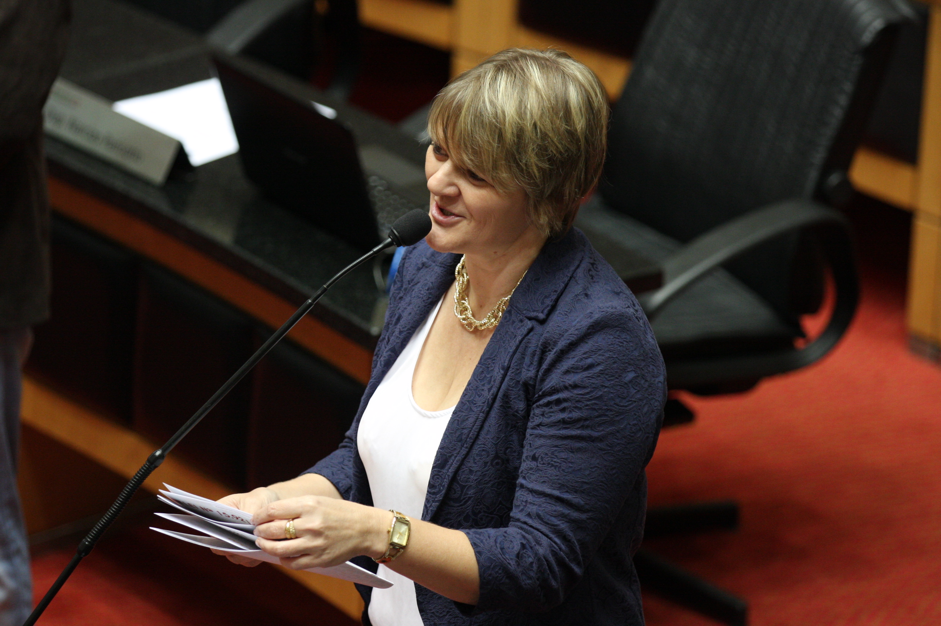 Sessão Ordinária. Deputada Luciane Carminatti (PT). Foto: Yuri Santos / Agência AL