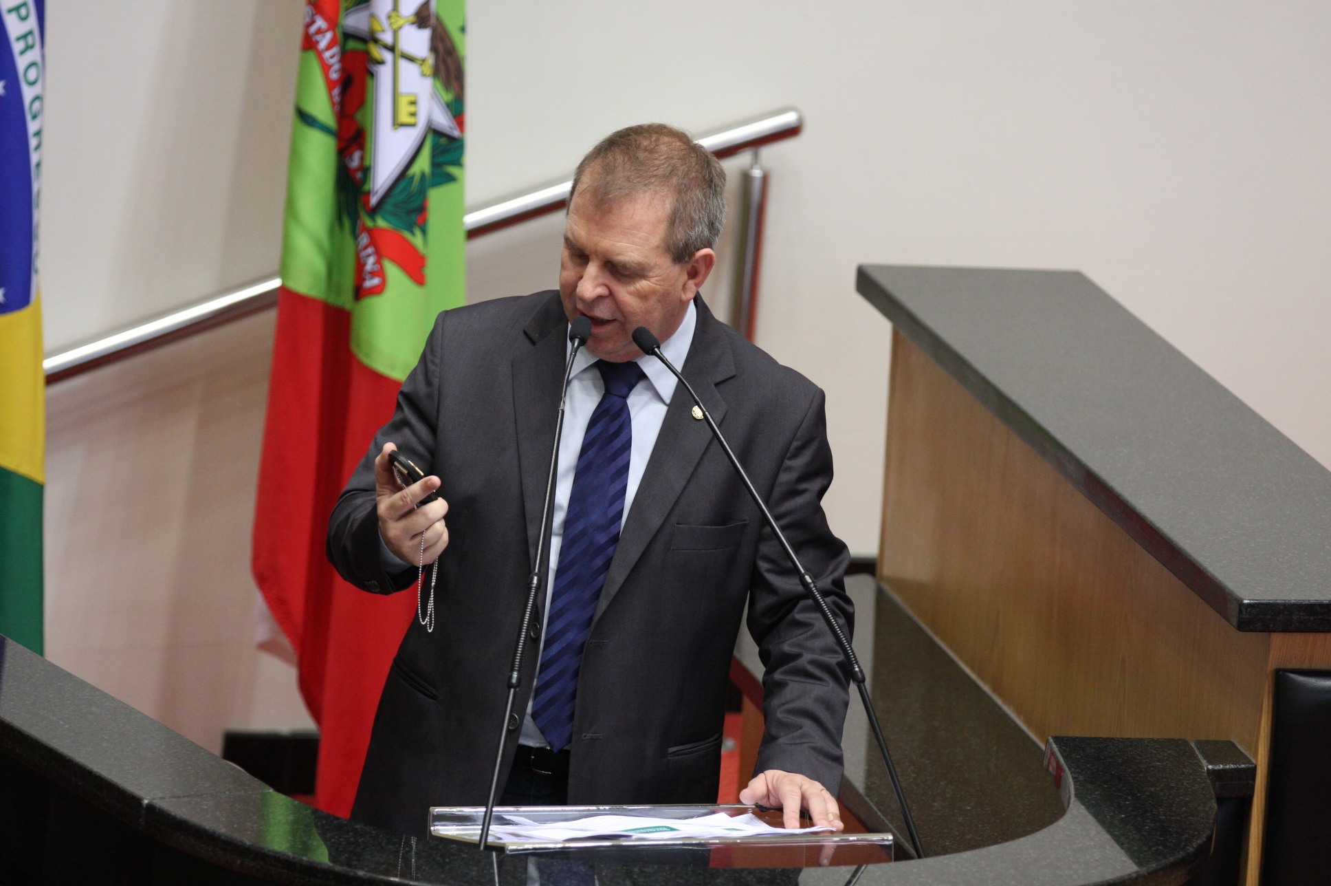 Sessão Ordinária. Deputado Maurício Eskudlark (PSD). Foto: Yuri Santos / Agência AL