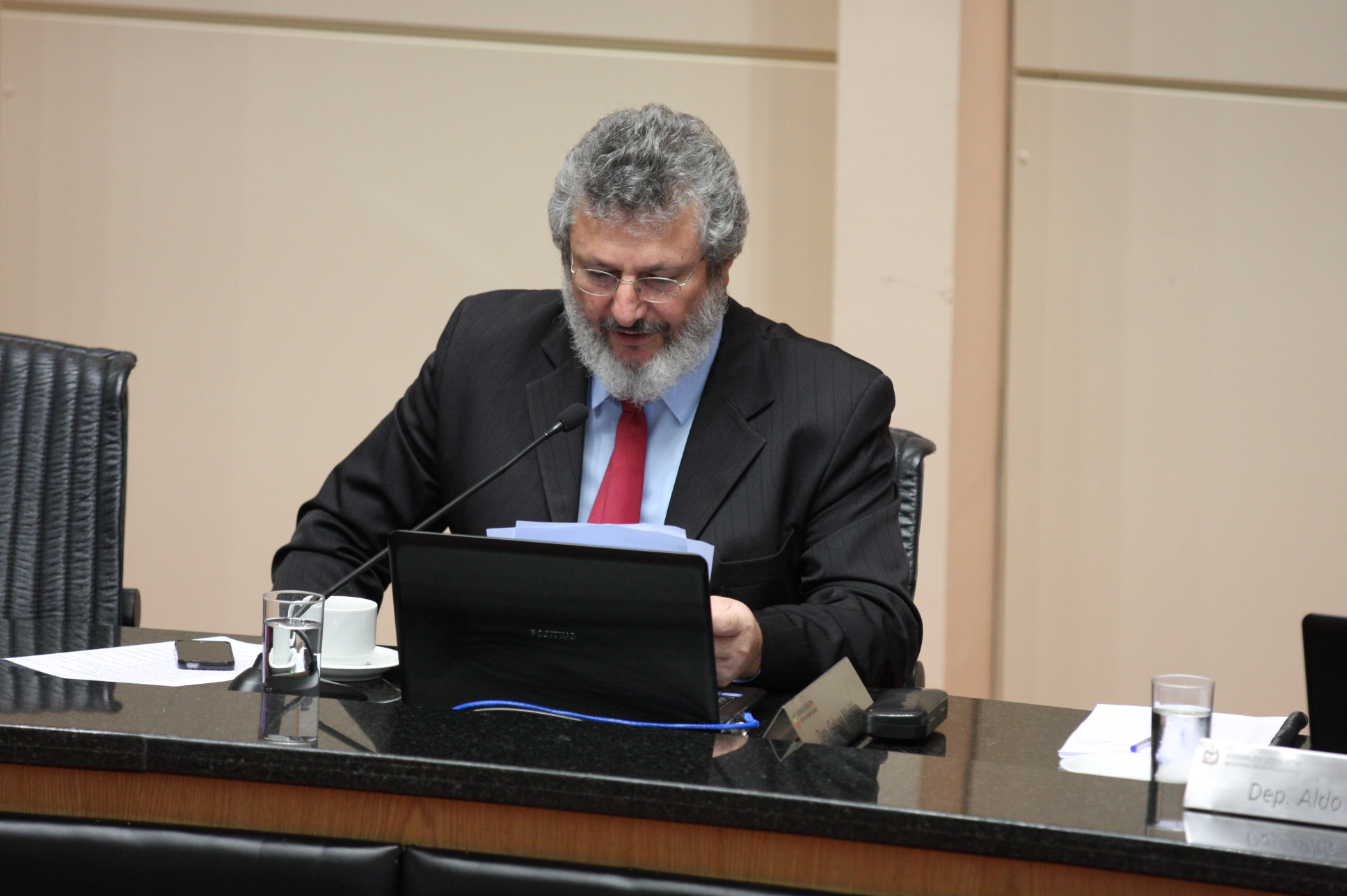 Sessão Ordinária. Deputado Padre Pedro Baldissera (PT). Foto: Yuri Santos / Agência AL