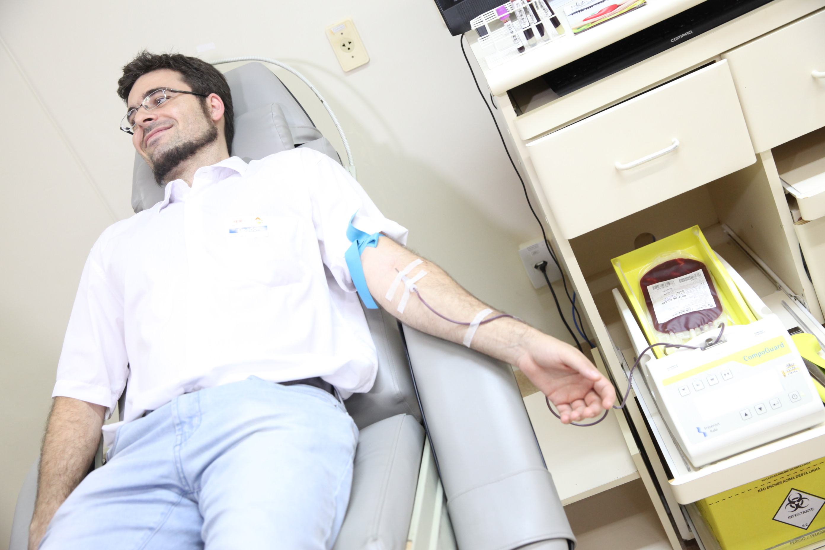 Doação de Sangue. Foto: Fábio Queiroz / Agência AL