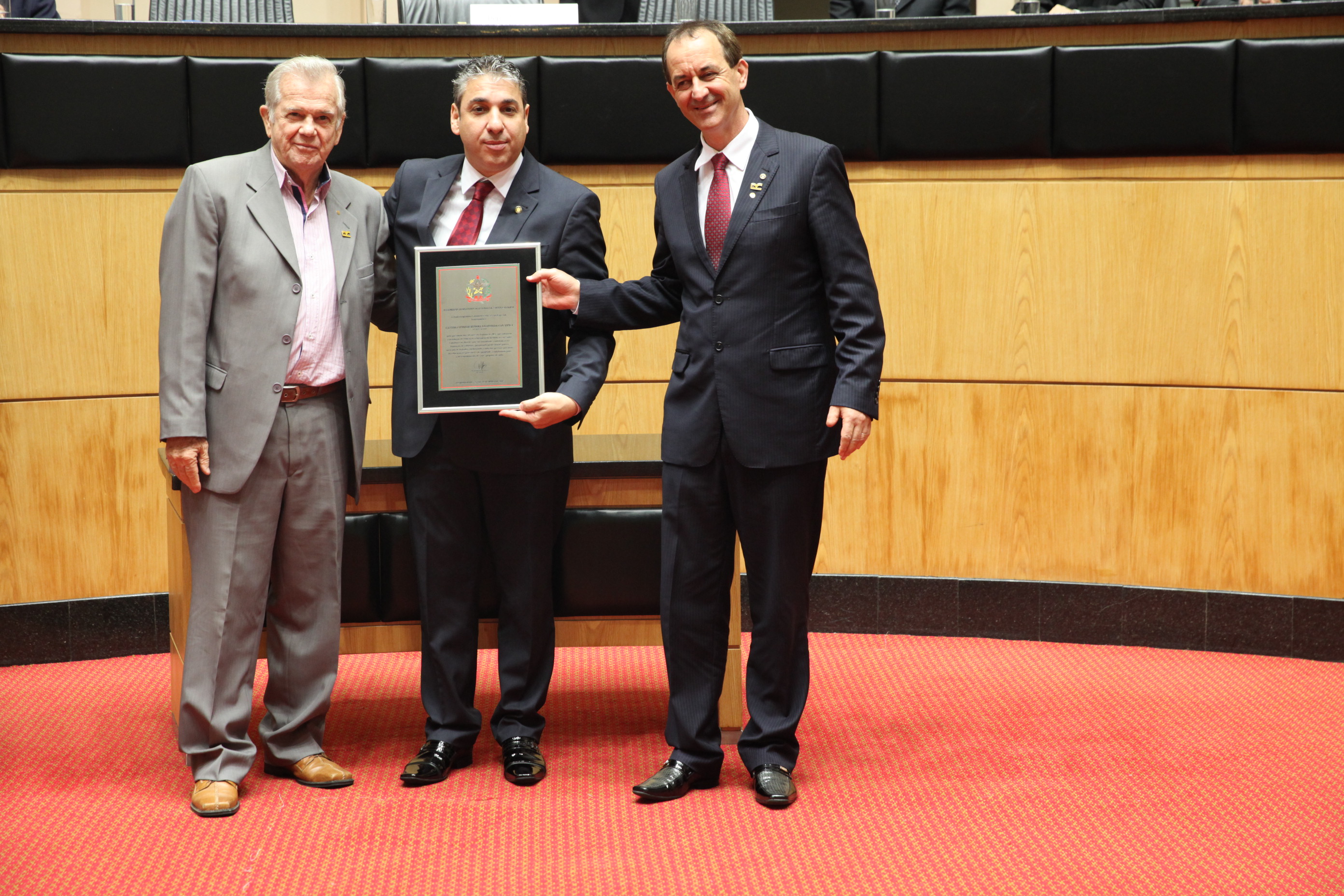 Sessão Especial em homenagem à passagem de 10 anos da Uniasselvi. Foto: Fábio Queiroz / Agência AL