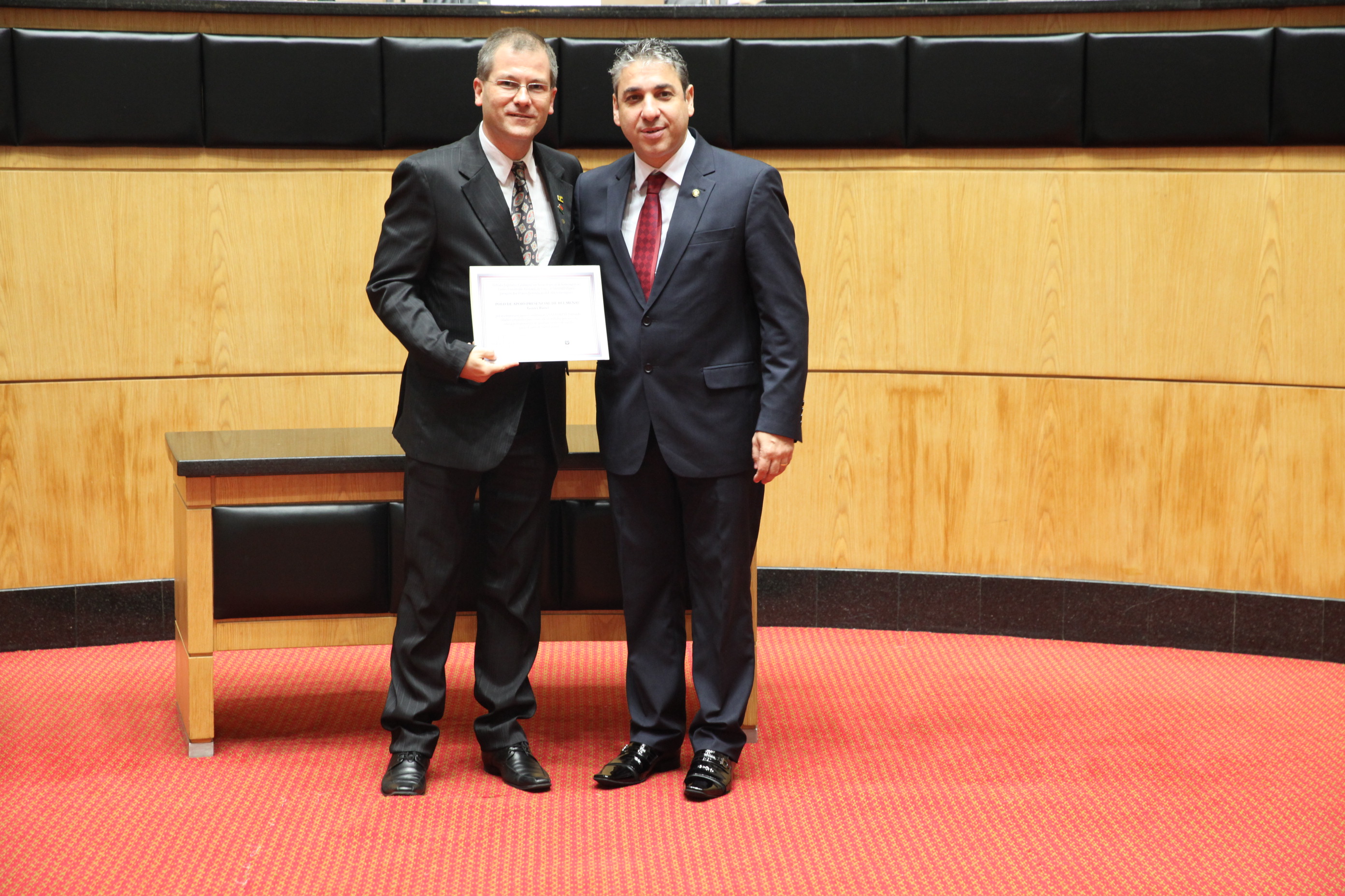 Sessão Especial em homenagem à passagem de 10 anos da Uniasselvi. Foto: Fábio Queiroz / Agência AL