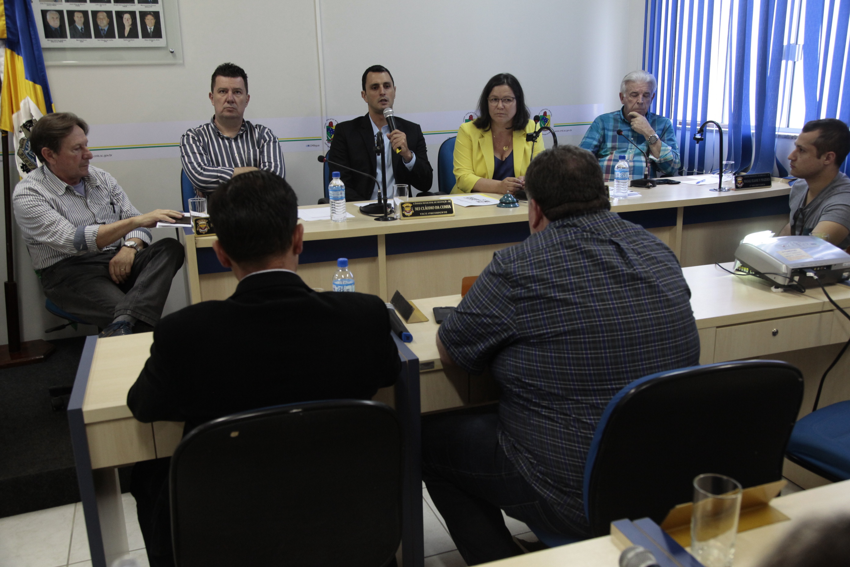 Audiência Pública para tratar a péssima situação da Rodovia SC-407 que liga os municípios de Biguaçu e Antônio Carlos.Foto: Miriam Zomer/Agência AL