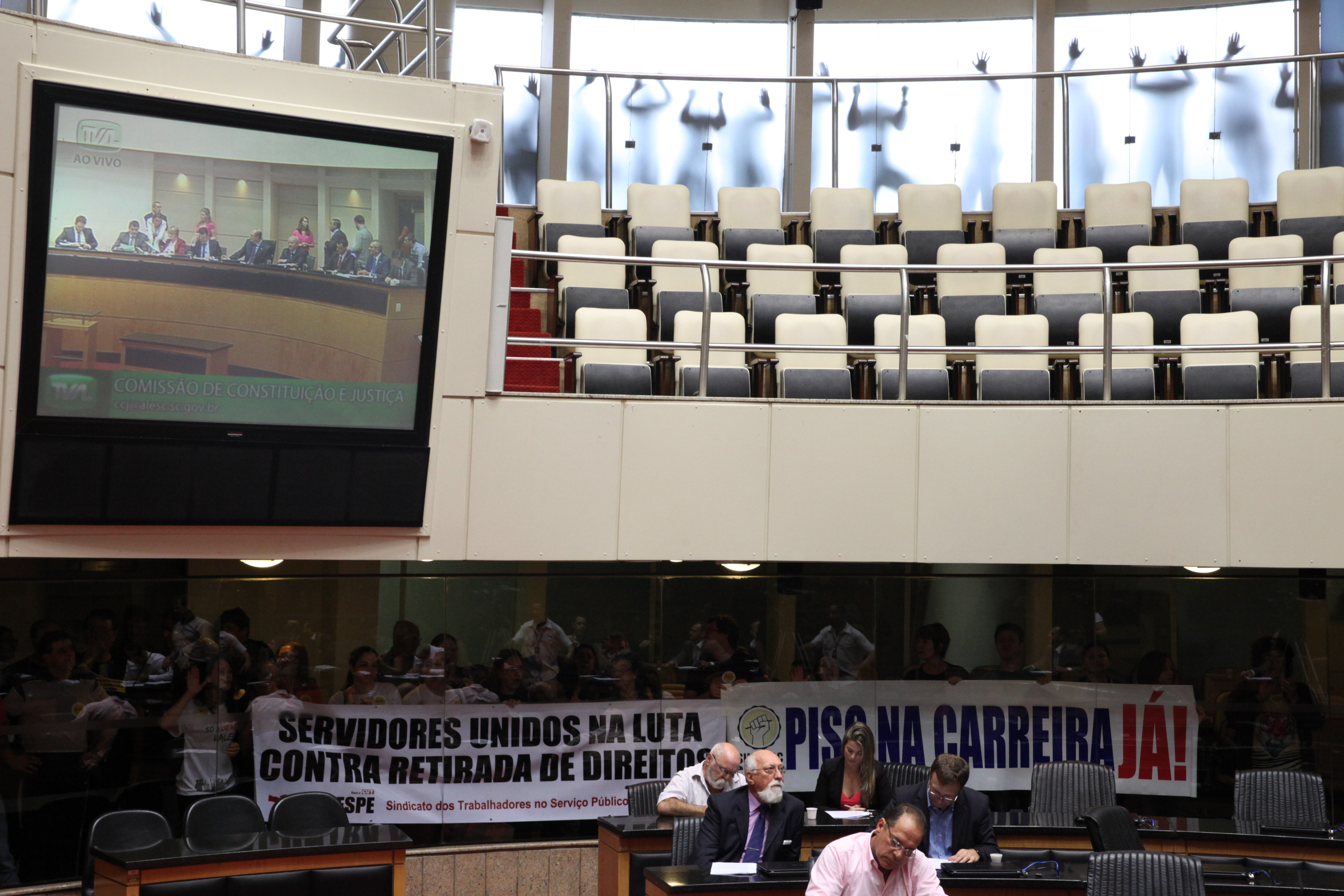 Reunião da Comissão de Constituição e Justiça. Foto: Fábio Queiroz / Agência AL