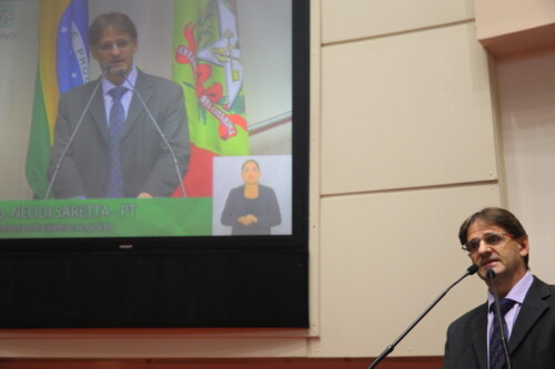 Deputado Neodi Saretta volta a pedir melhorias no Trevão do Irani