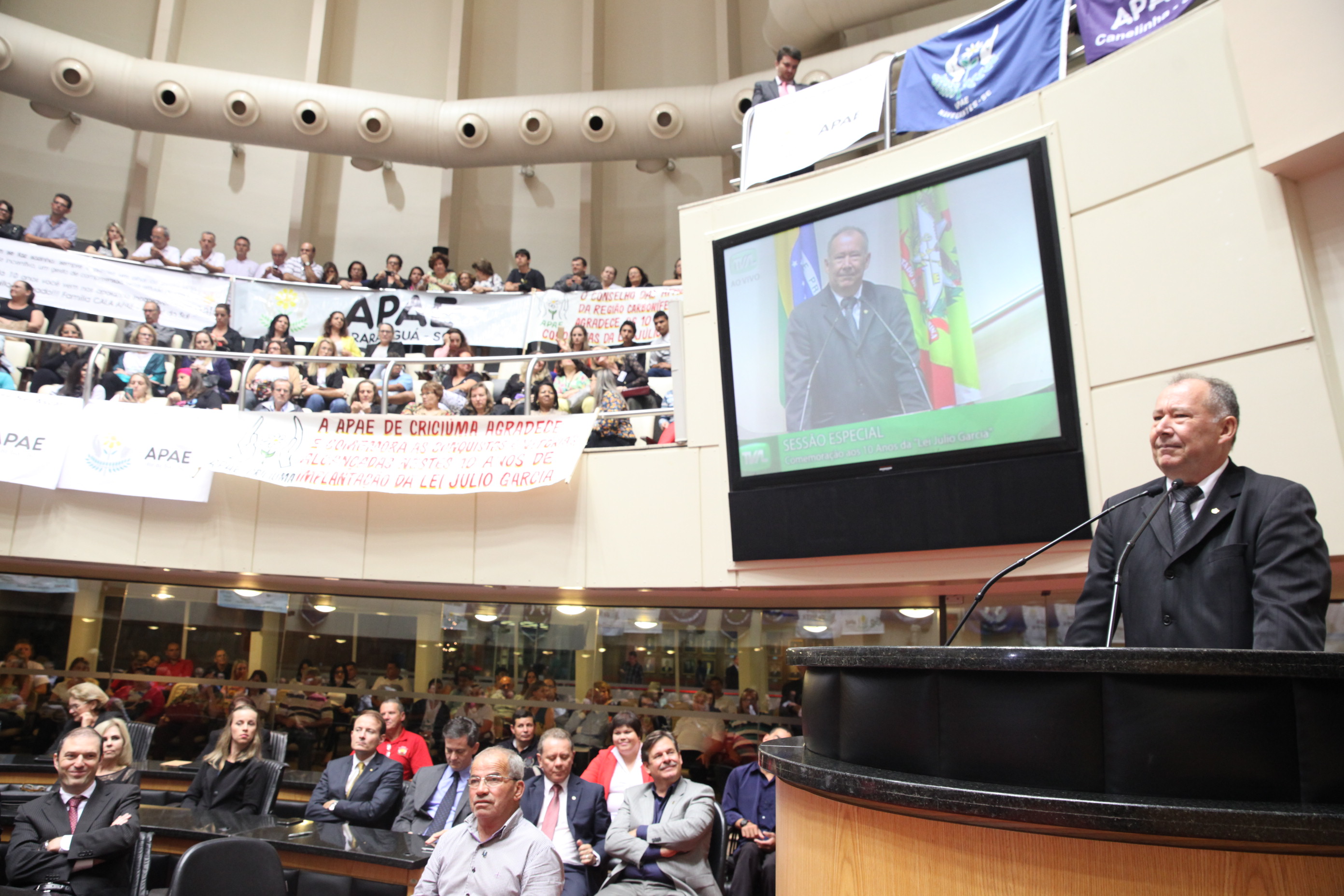 Sessão Especial em homenagem à passagem dos 10 Anos da Lei Júlio Garcia. Foto: Fábio Queiroz / Agência AL
