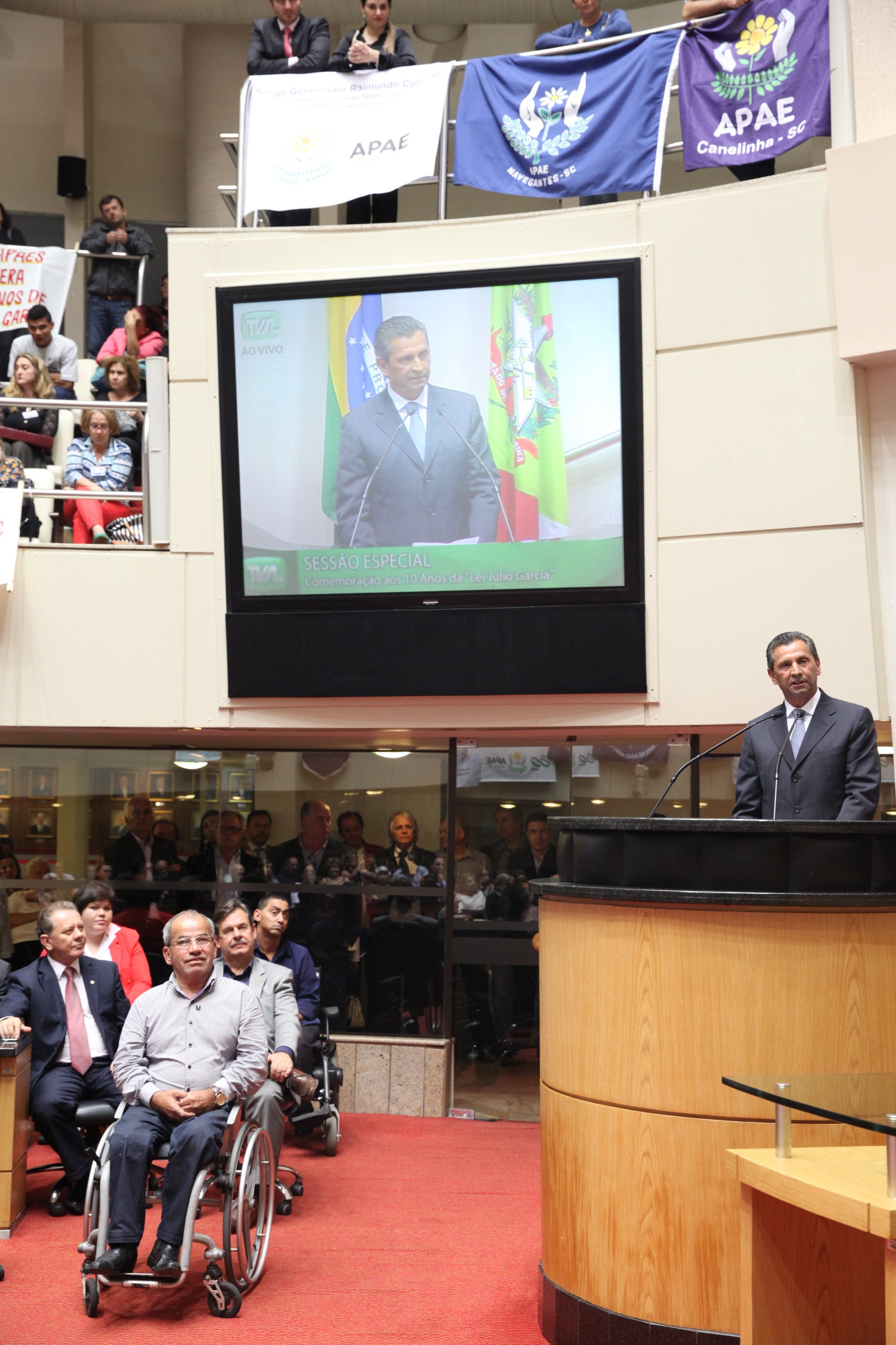 Sessão Especial em homenagem à passagem dos 10 Anos da Lei Júlio Garcia. Foto: Fábio Queiroz / Agência AL