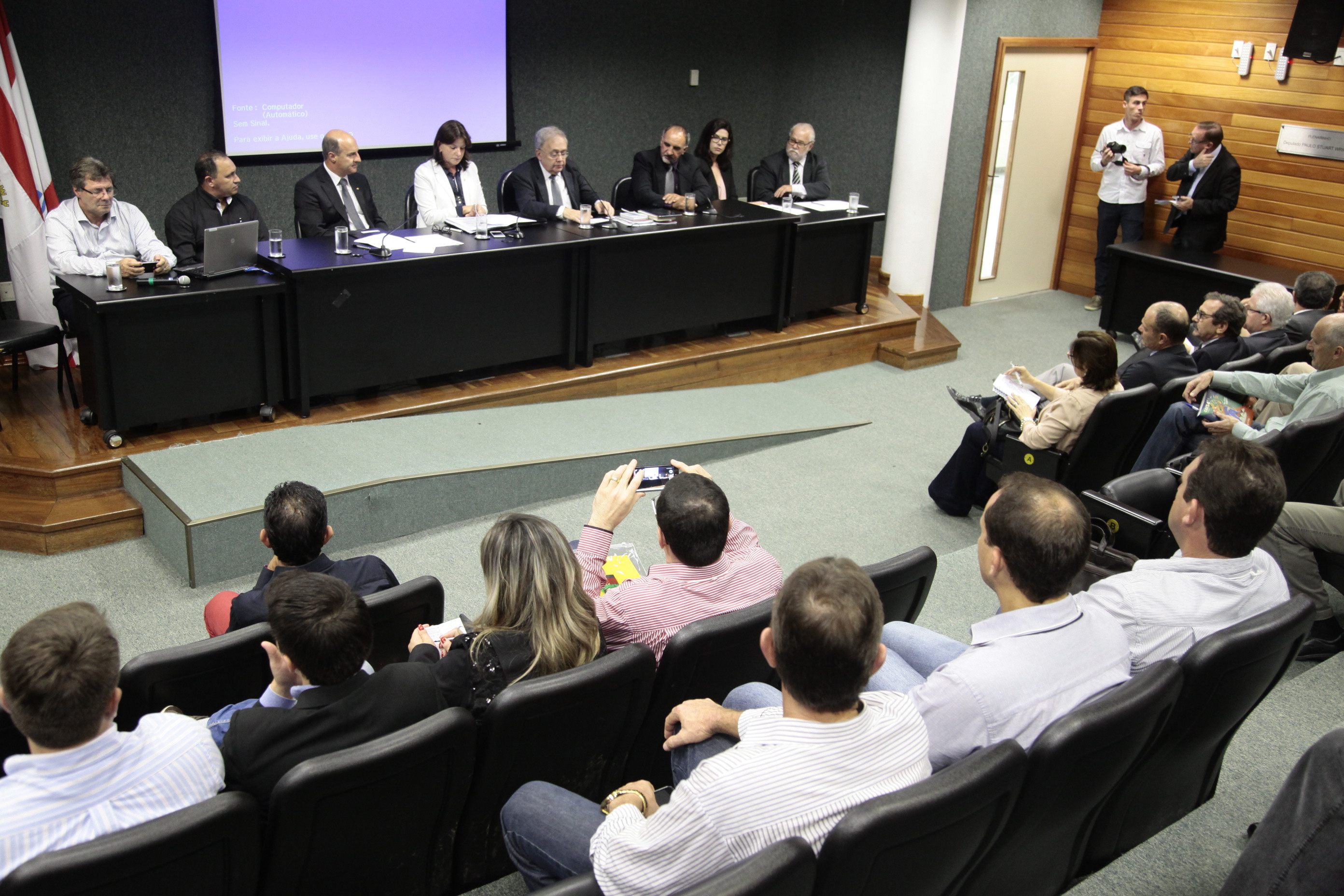 Debate sobre o Financiamento da Saúde Pública - PEC 01/2015. Foto: Miriam Zomer/Agência AL