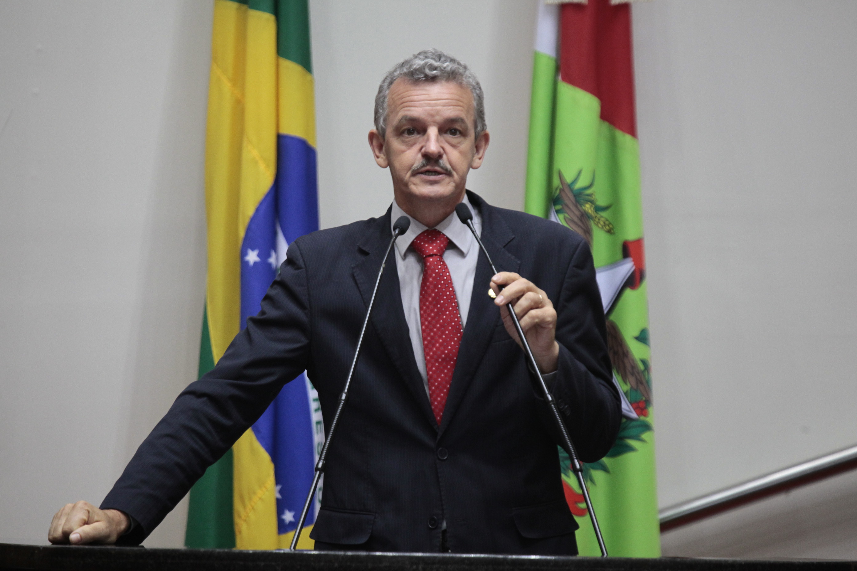 Sessão Ordinária. Deputado Dirceu Dresch (PT)  - Foto: Miriam Zomer/Agência AL