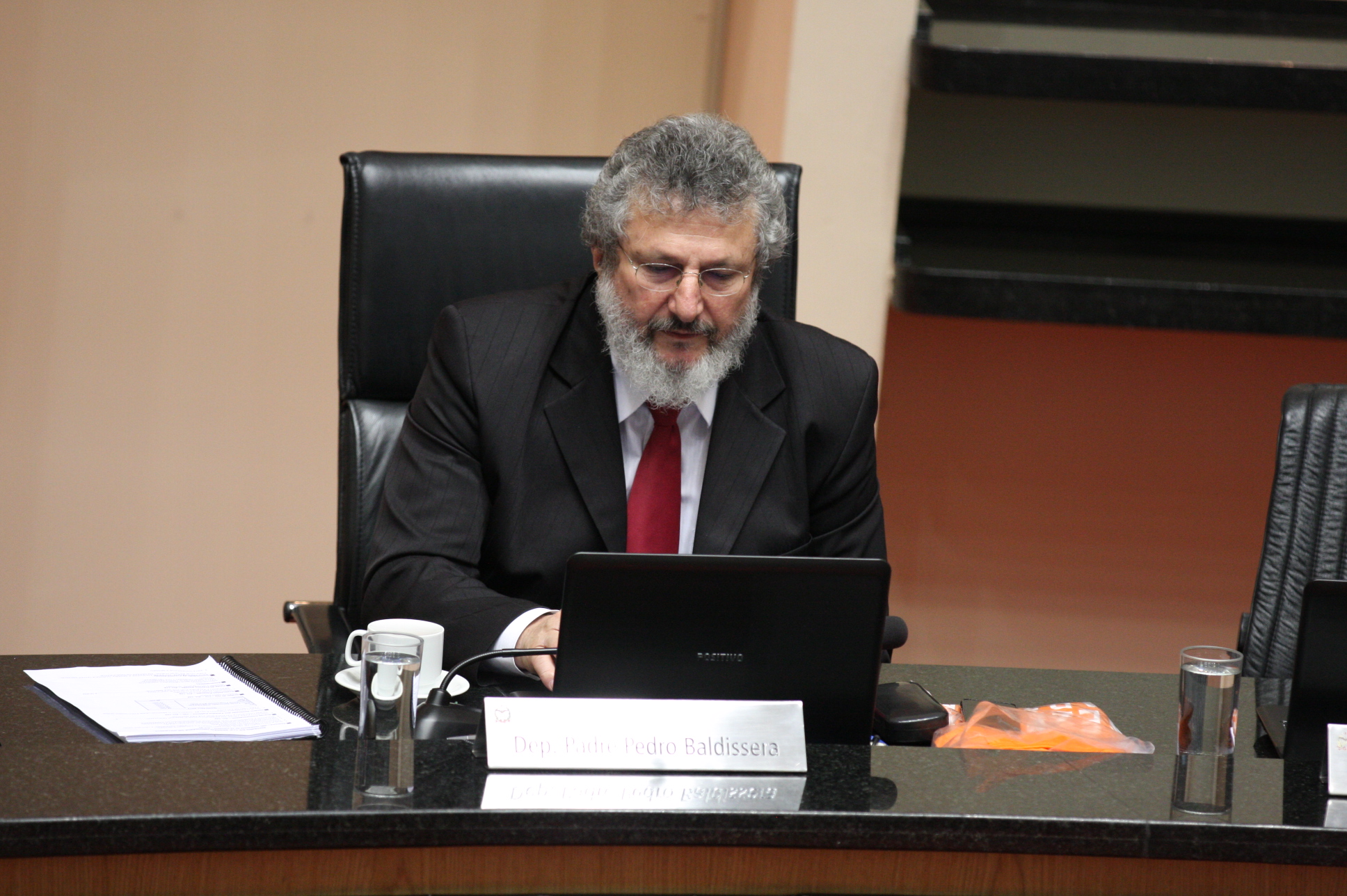 Sessão Ordinária. Deputado Padre Pedro Baldissera (PT). Foto: Yuri Santos / Agência AL