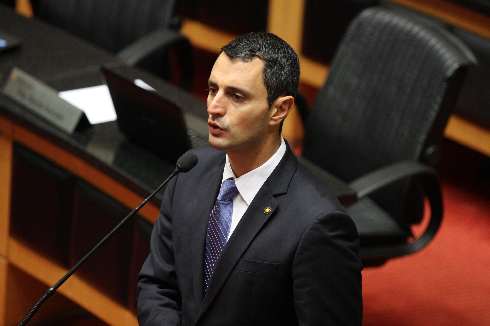 Sessão Ordinária. Deputado João Amin (PP). Foto: Yuri Santos / Agência AL