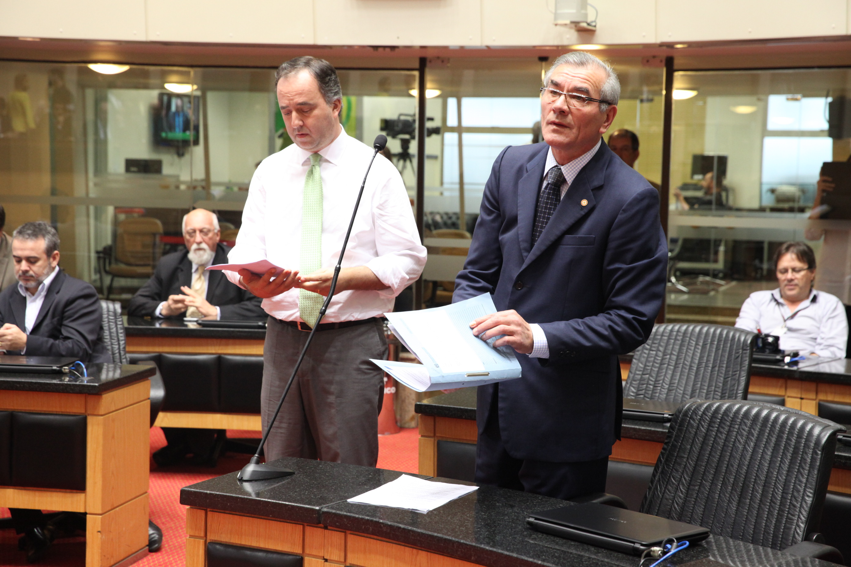 Reunião Conjunta das Comissões de Constituição e Justiça, de Trabalho e de Finanças. Foto: Fábio Queiroz / Agência AL