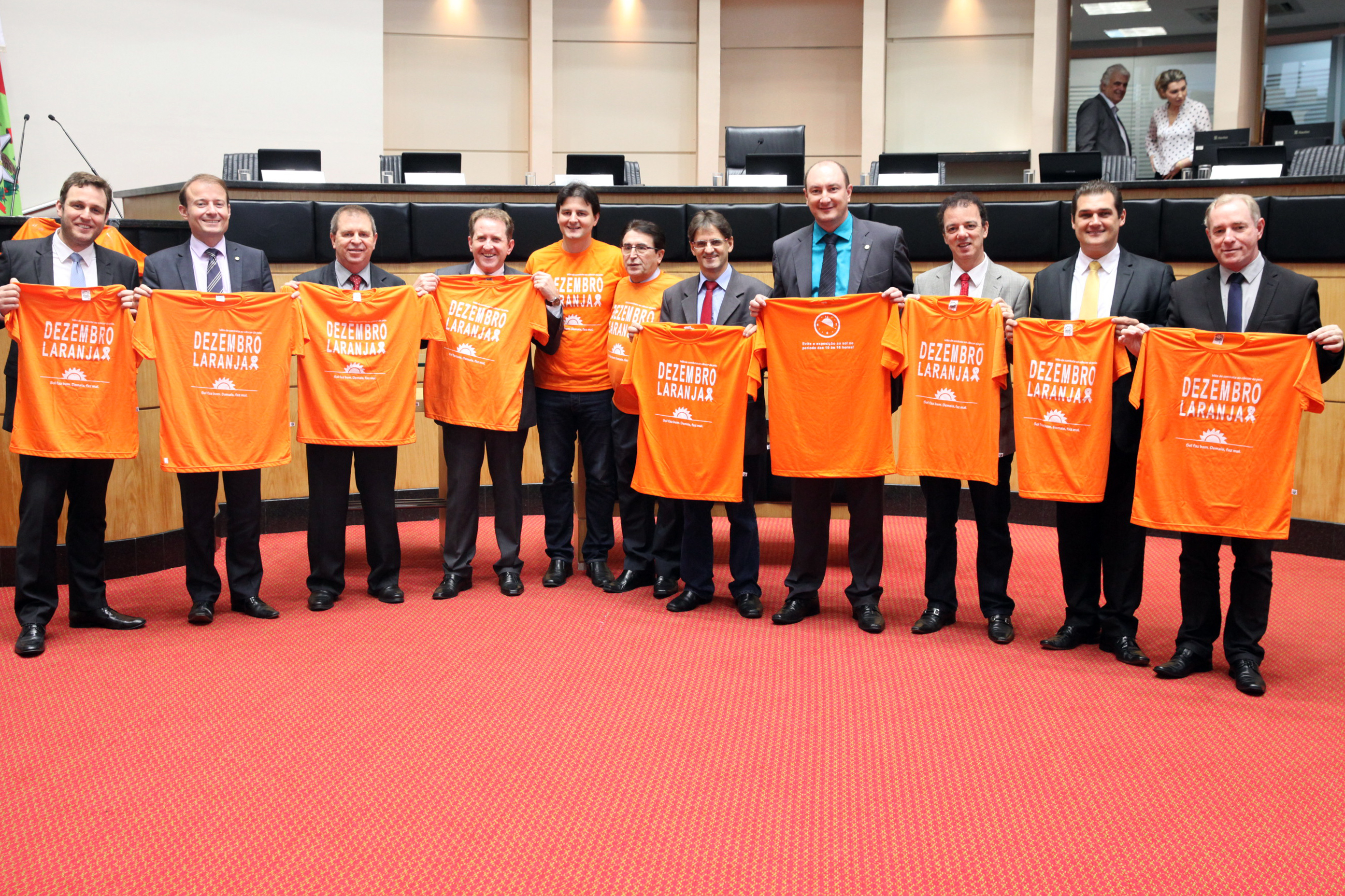Lançamento da Campanha Dezembro Laranja. Foto: Fábio Queiroz / Agência AL