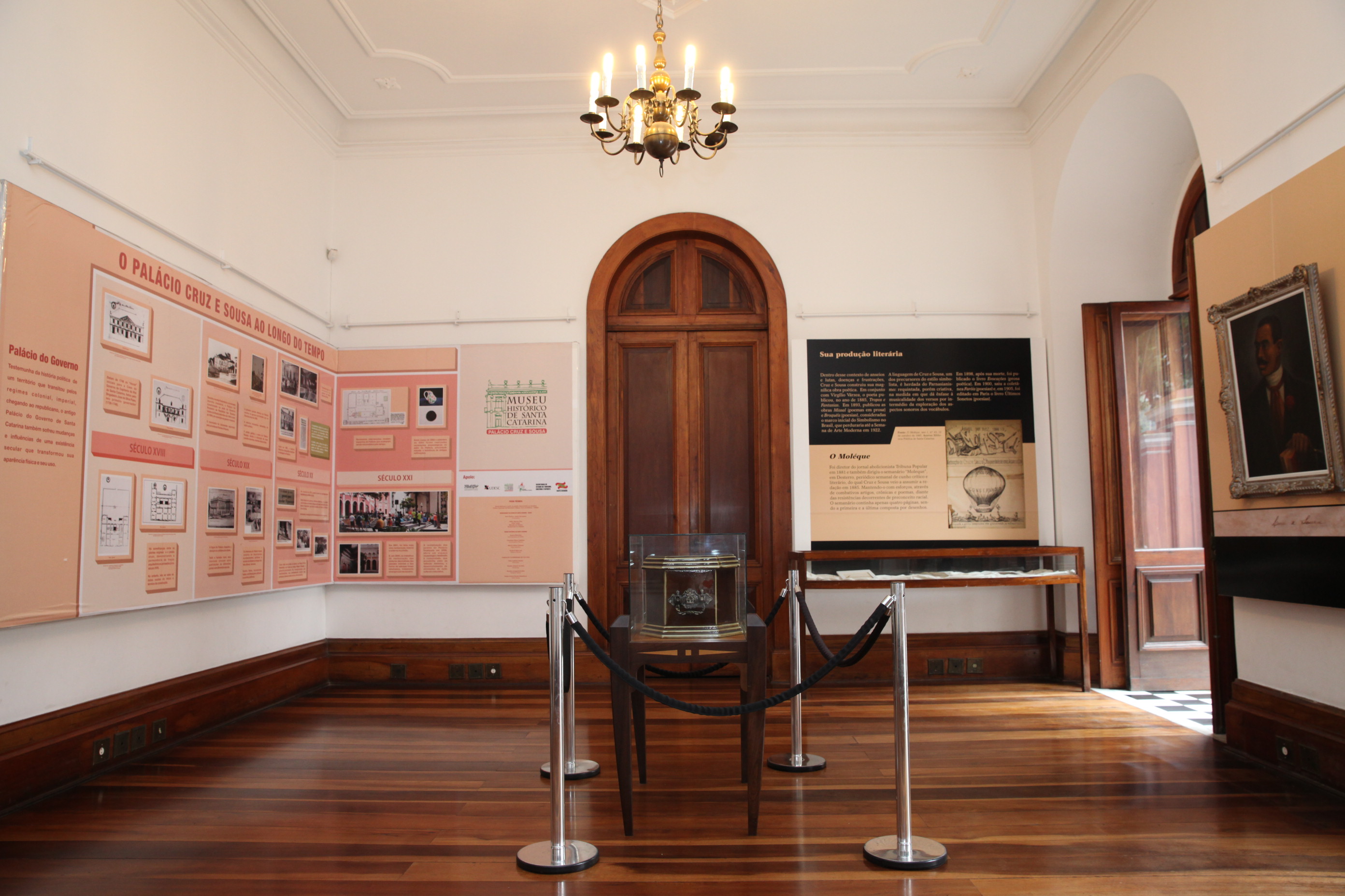 Exposição Cruz e Sousa. Foto: Fábio Queiroz / Agência AL