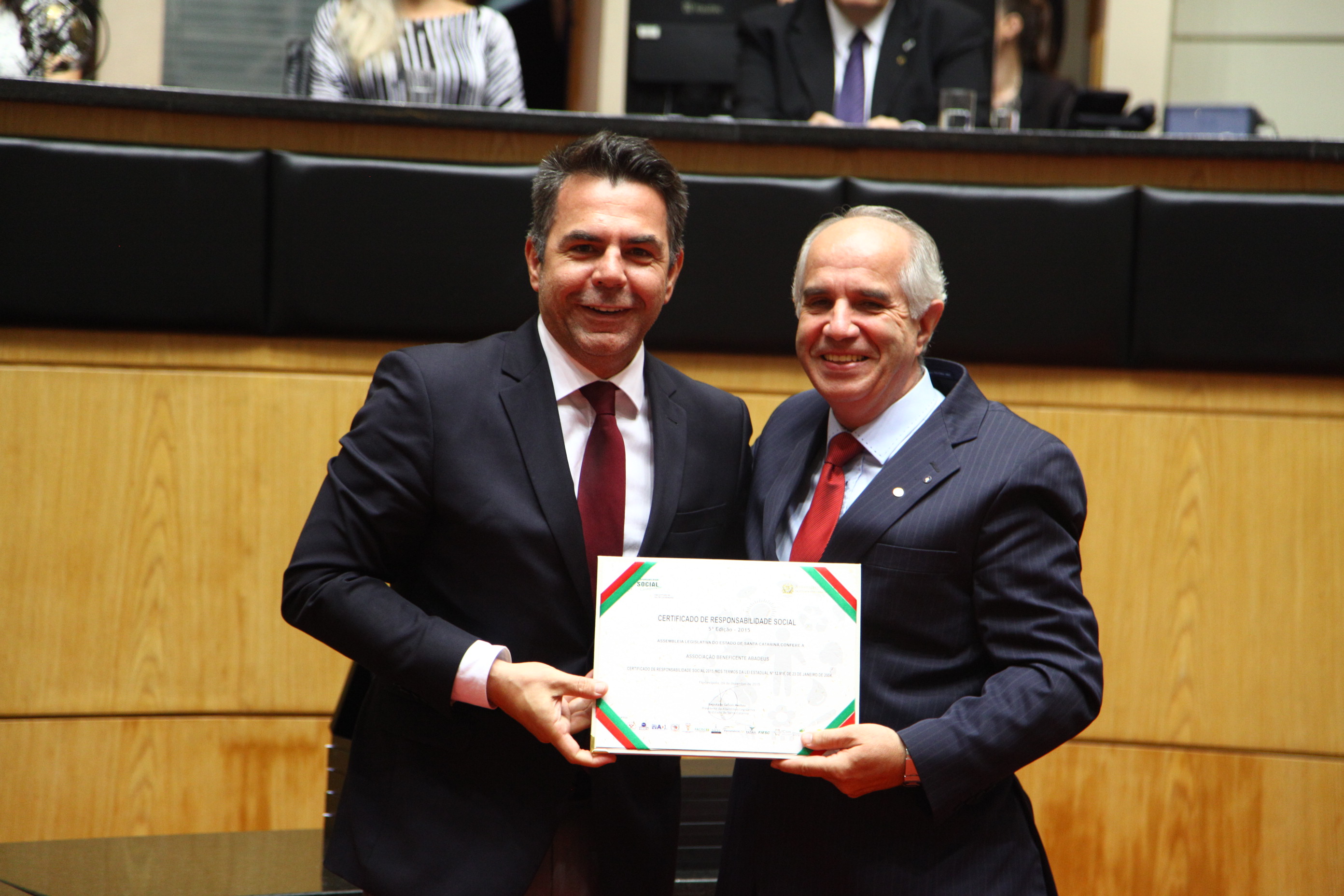 Sessão Especial de Certificação de Responsabilidade Social.