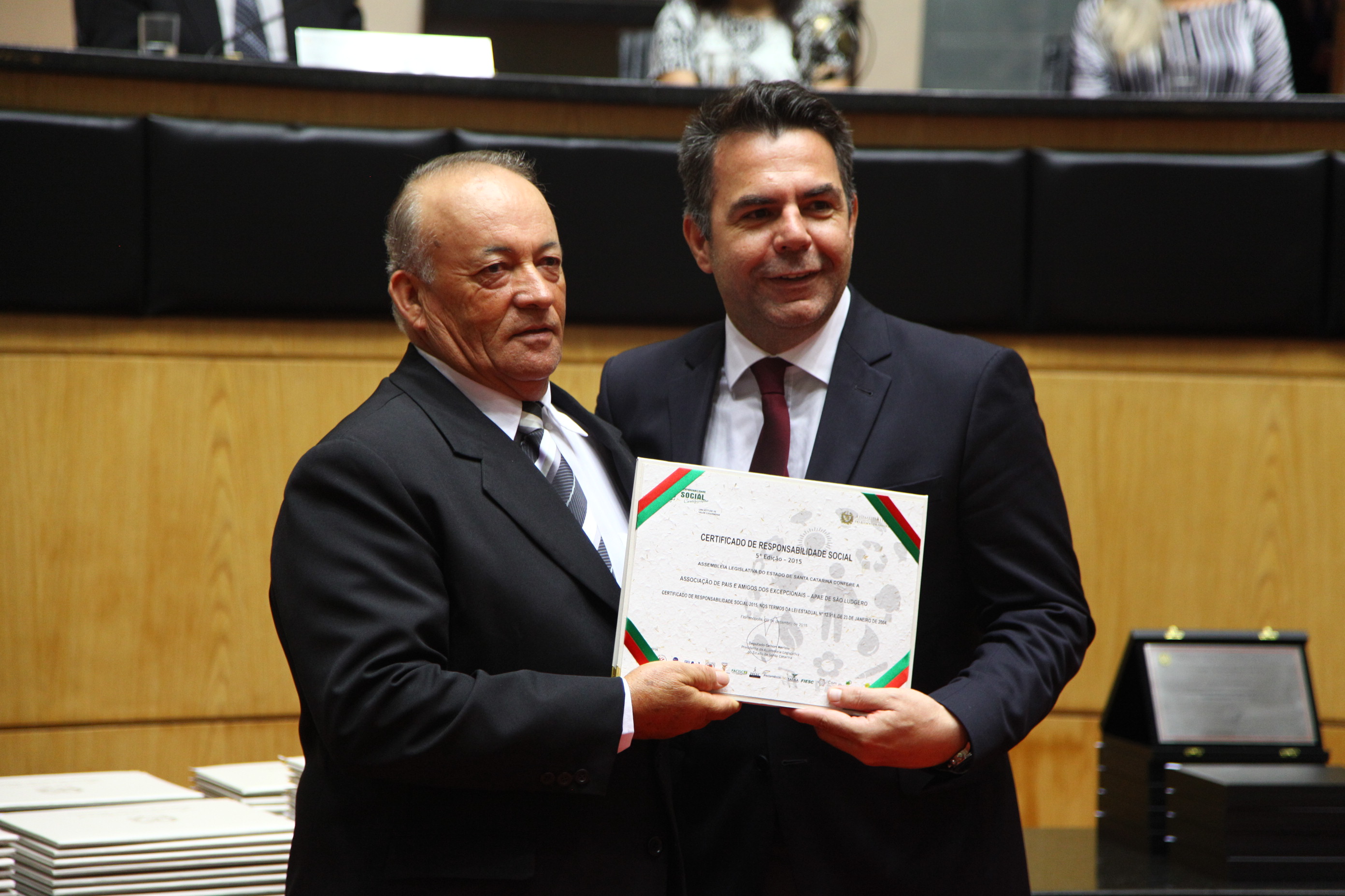 Sessão Especial de Certificação de Responsabilidade Social.