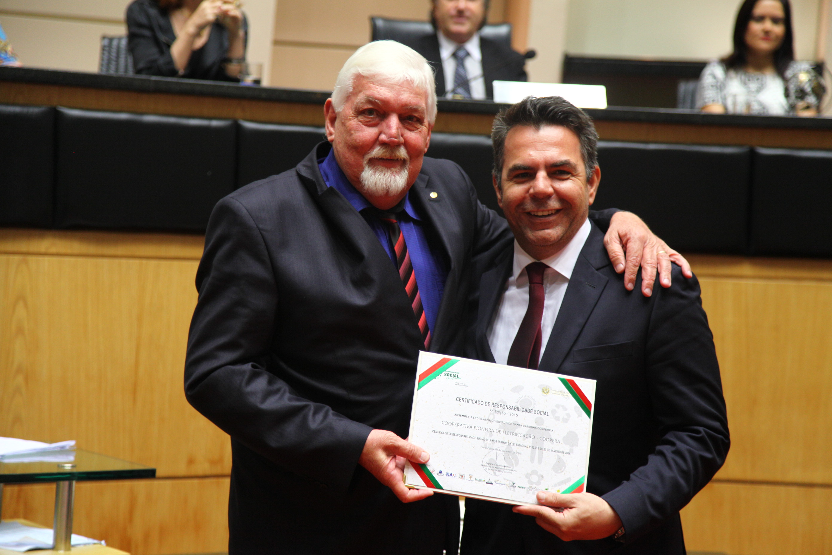 Sessão Especial de Certificação de Responsabilidade Social.
