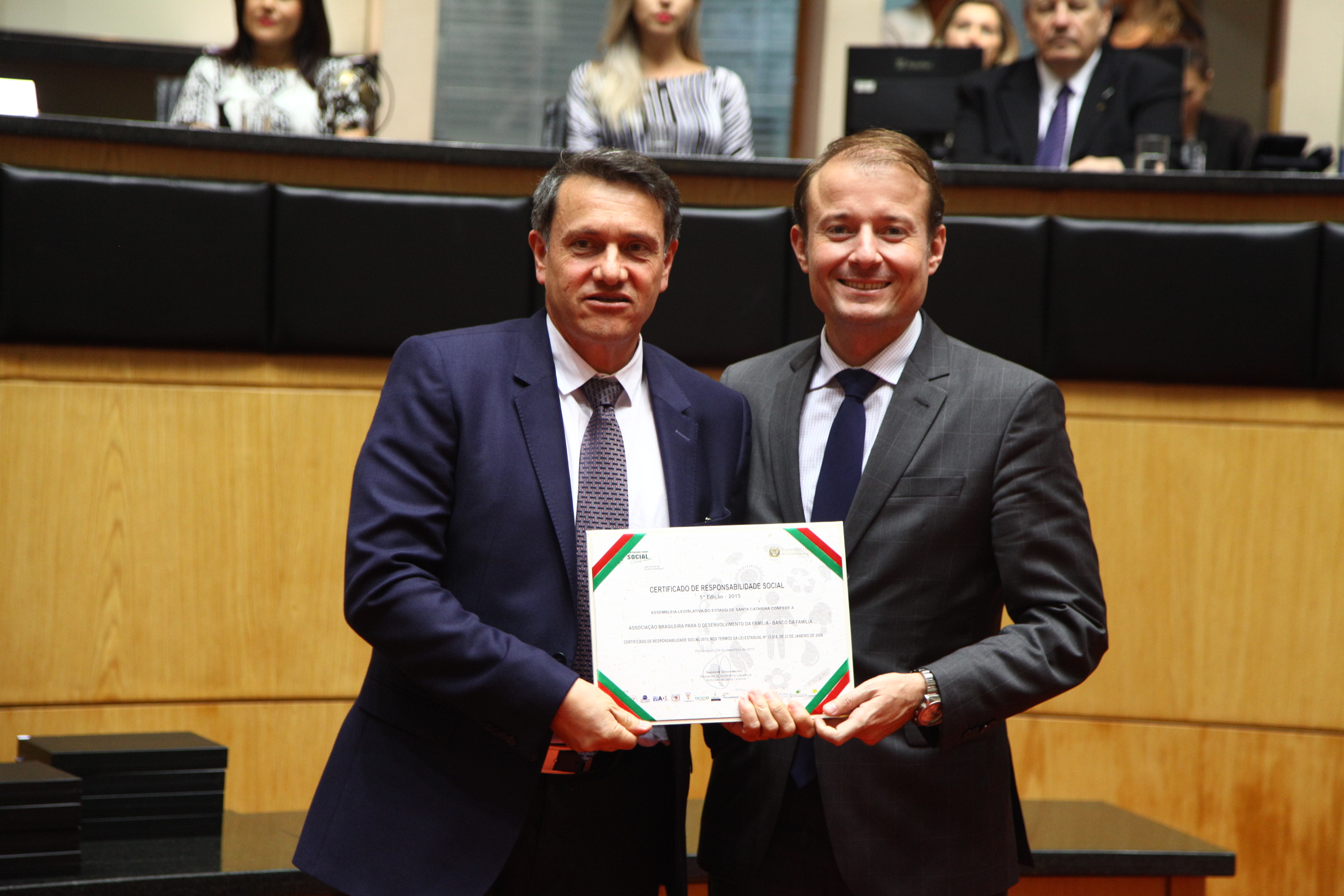 Sessão Especial de Certificação de Responsabilidade Social.