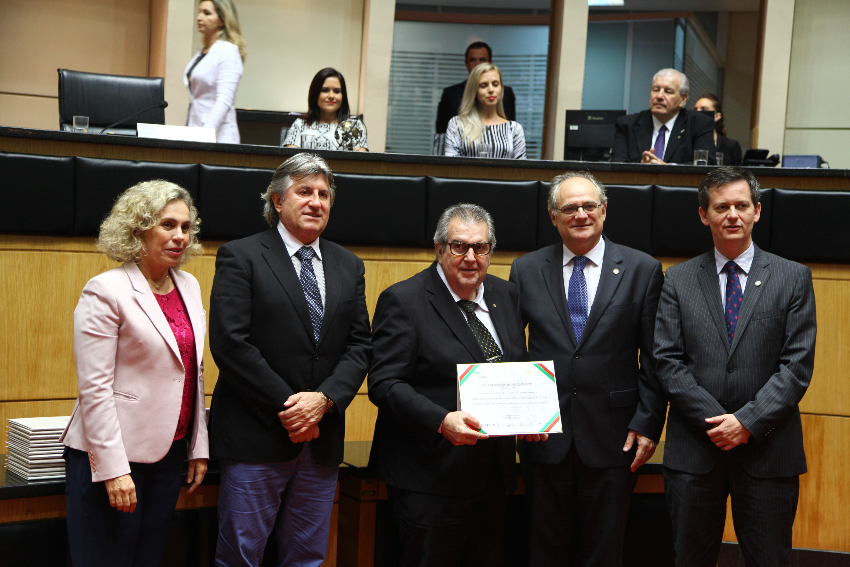 Sessão Especial de Certificação de Responsabilidade Social.