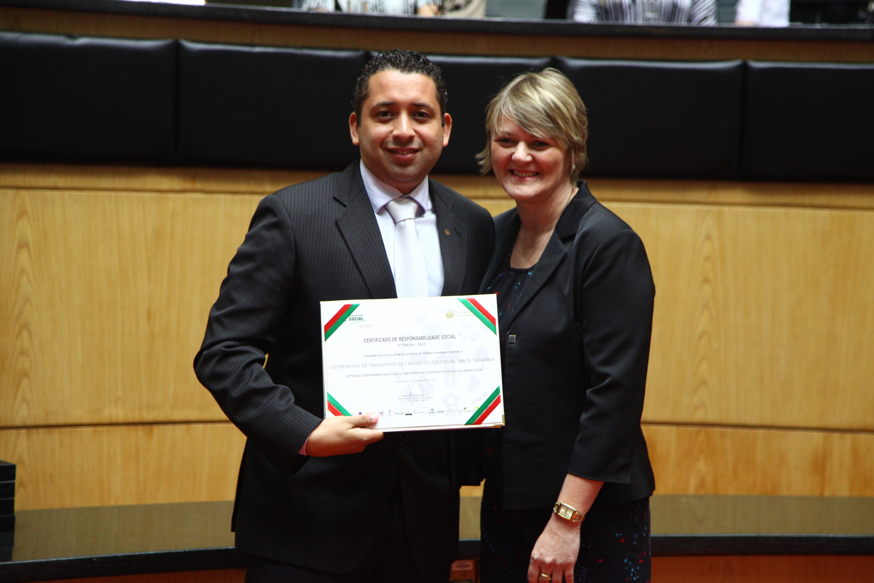 Sessão Especial de Certificação de Responsabilidade Social.