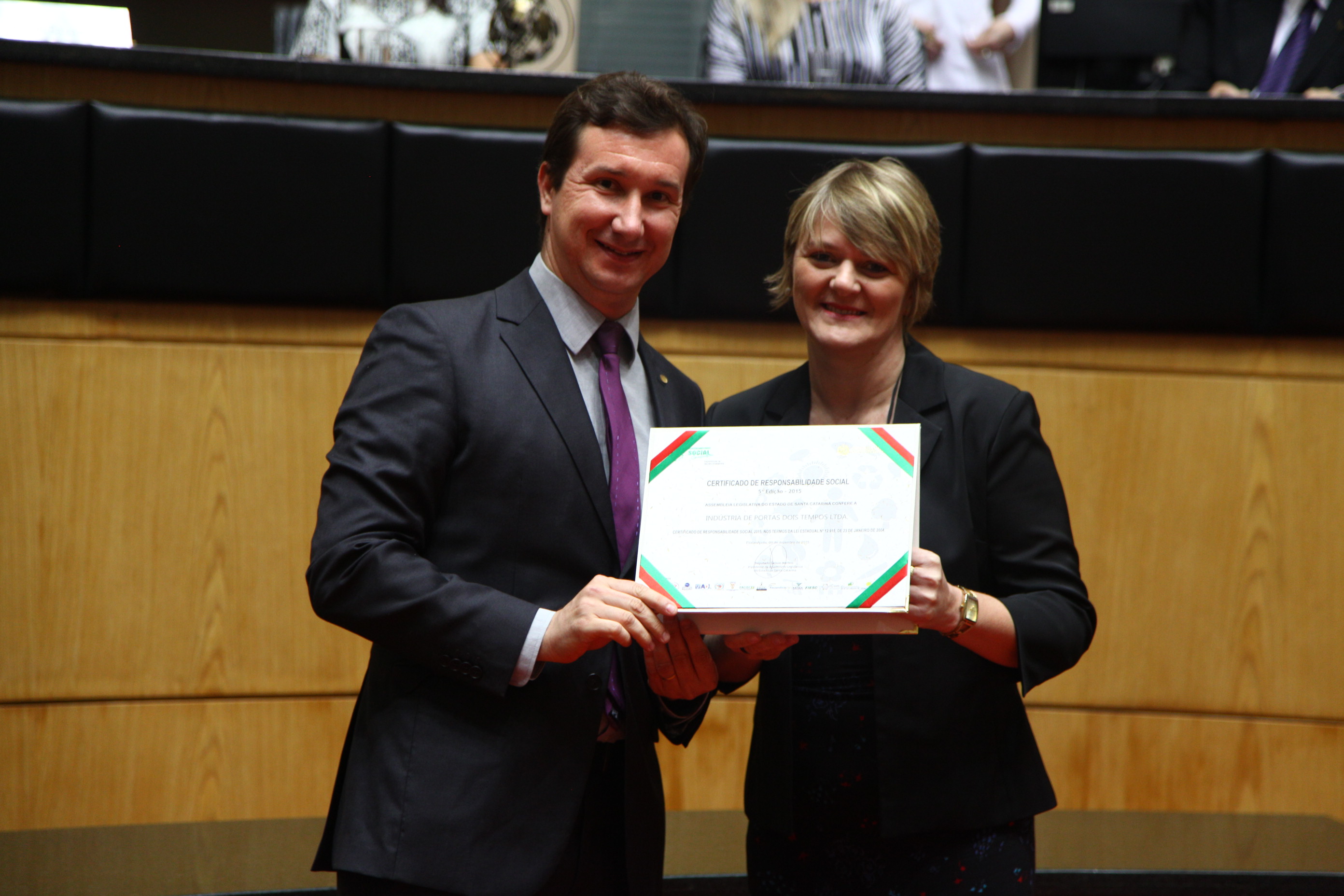 Sessão Especial de Certificação de Responsabilidade Social.