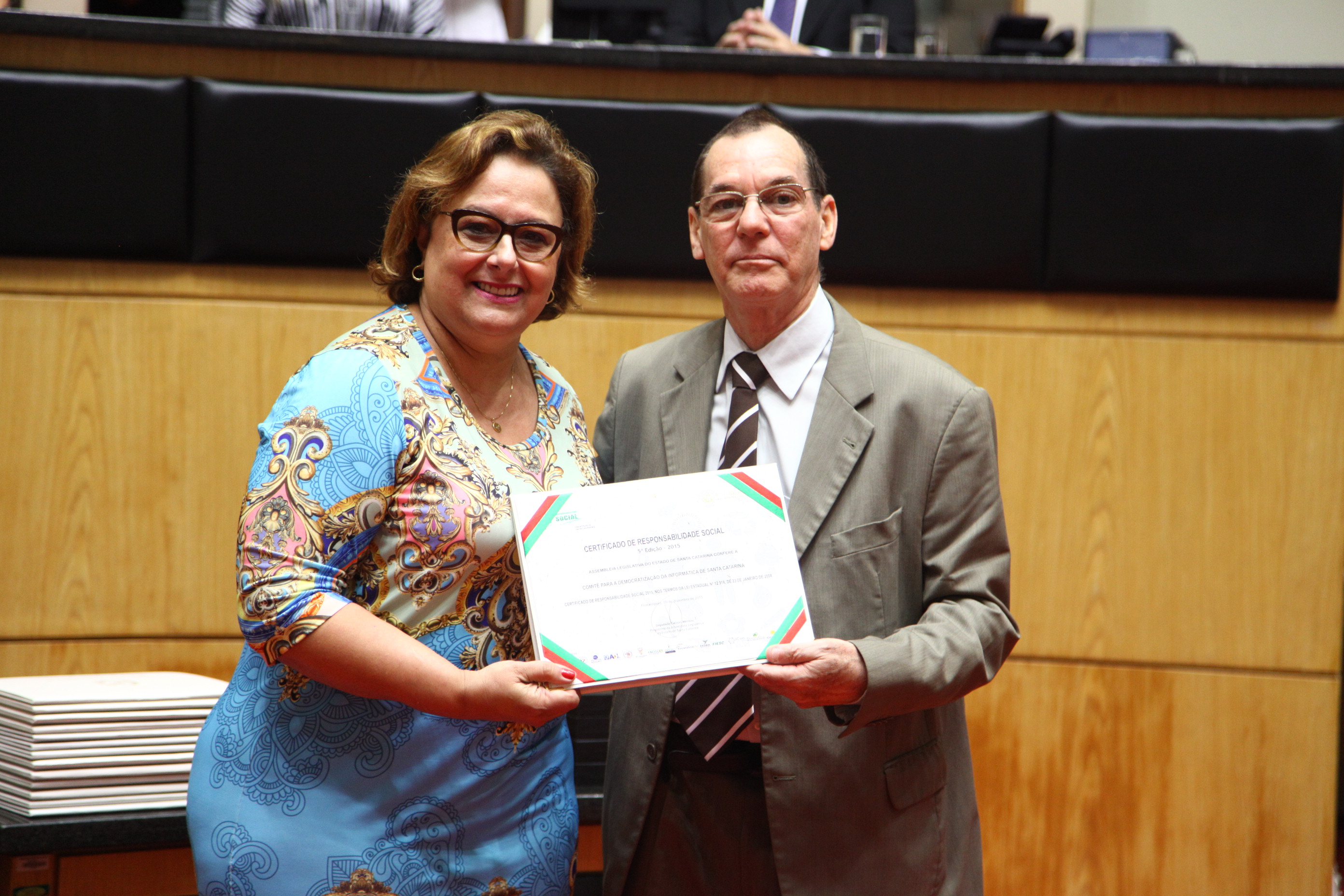Sessão Especial de Certificação de Responsabilidade Social.