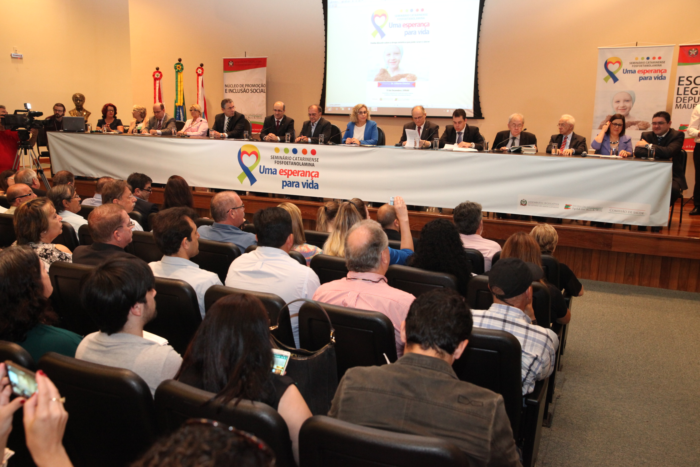 Comissão de Saúde promove seminário sobre a fosfoetanolamina. Foto: Fábio Queiroz / Agência AL