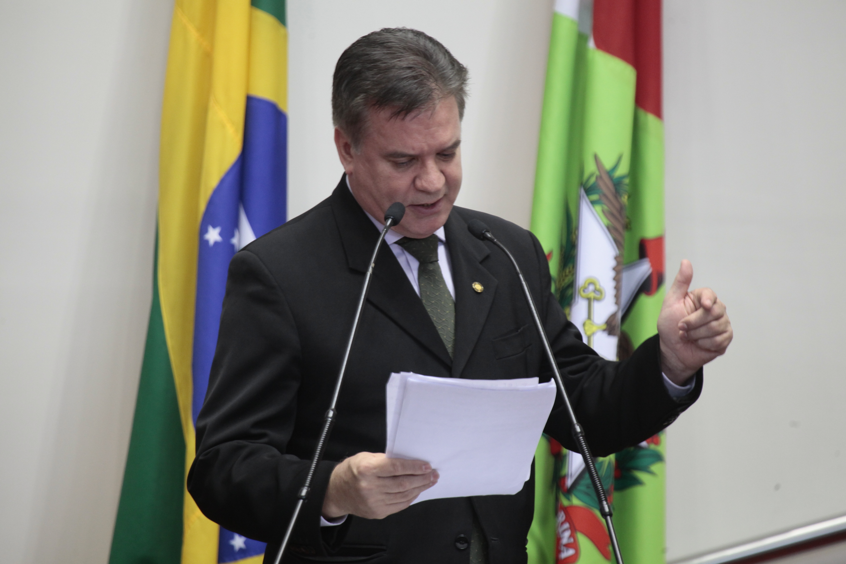Sessão Ordinária. Deputado César Valduga (PCdoB) - Foto: Miriam Zomer/Agência AL