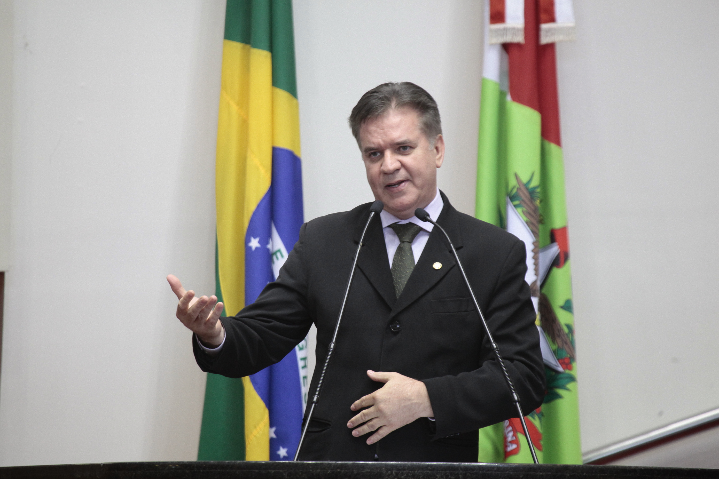 Sessão Ordinária. Deputado César Valduga (PCdoB) - Foto: Miriam Zomer/Agência AL