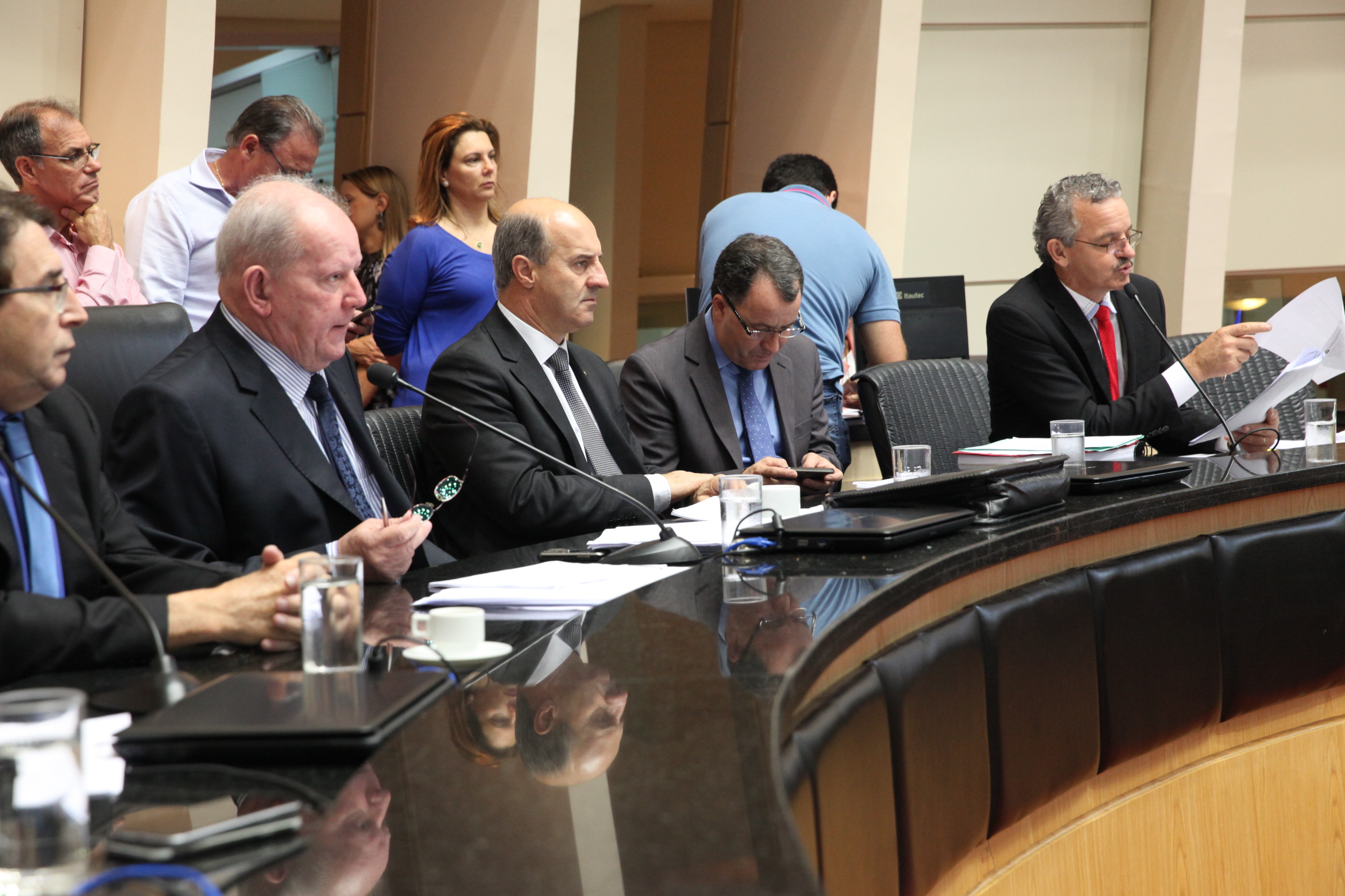 Reunião da Comissão de Finanças. Foto: Eduardo Guedes de Oliveira / Agência AL