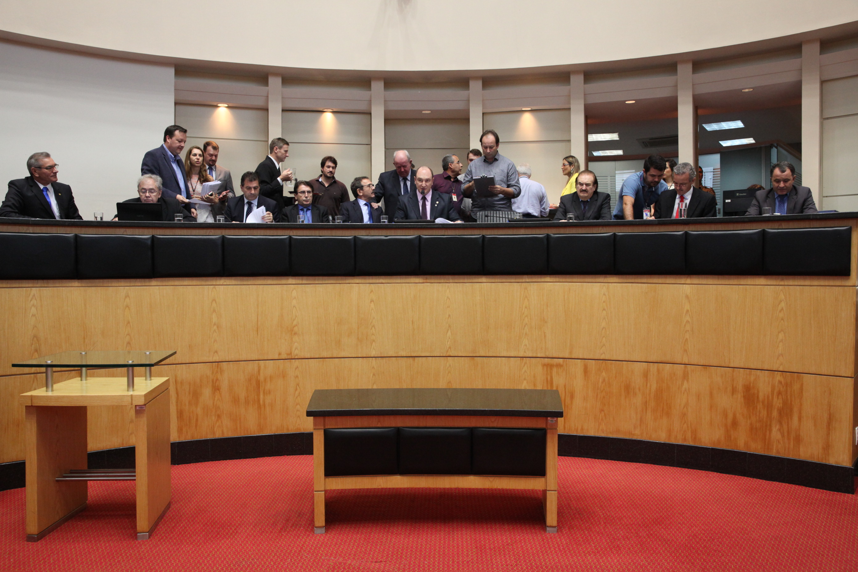 Reunião Conjunta das Comissões de Constituição e Justiça, Trabalho e Finanças. Foto: Eduardo Guedes de Oliveira / Agência AL