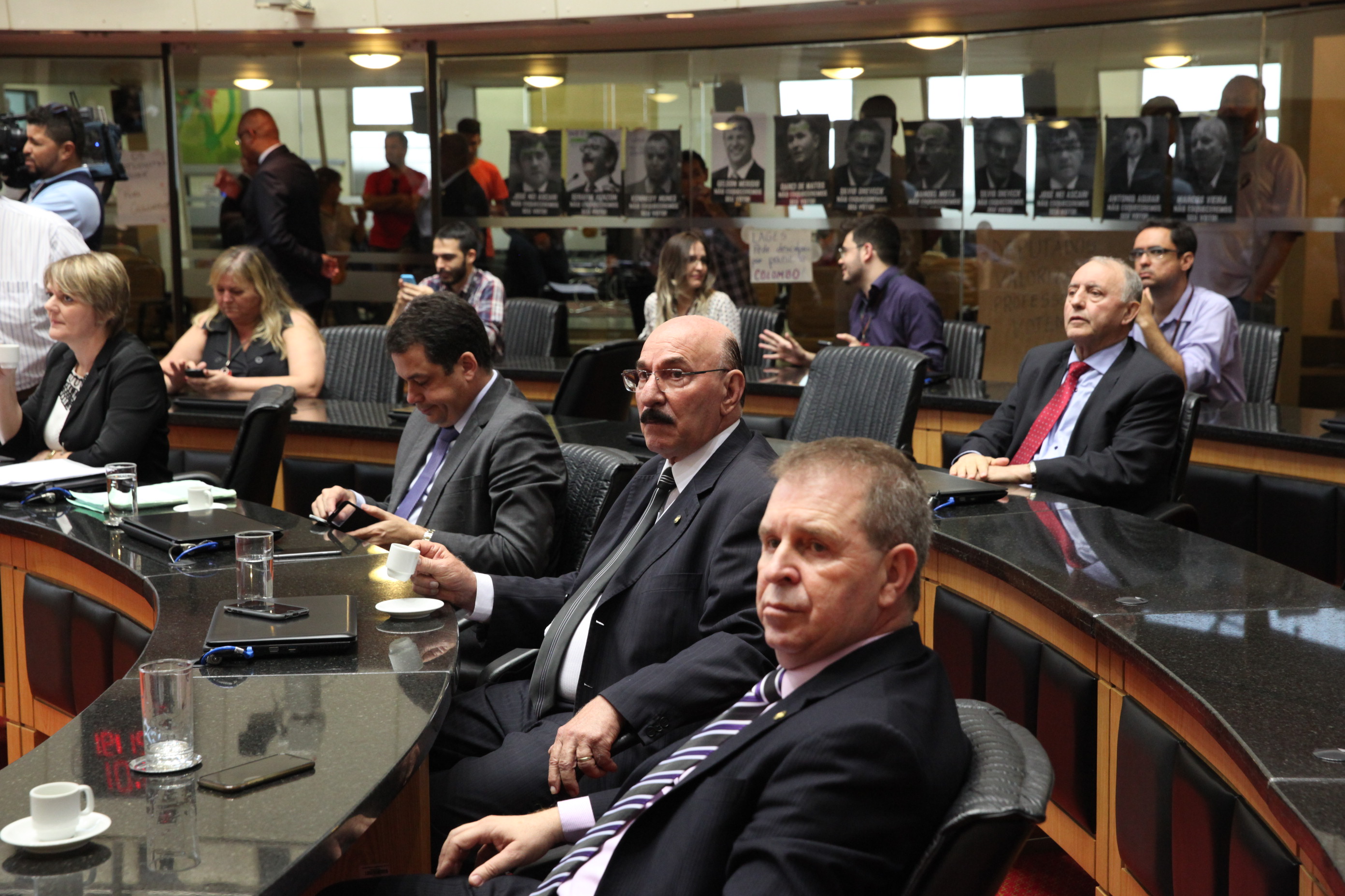 Reunião Conjunta das Comissões de Constituição e Justiça, Trabalho e Finanças. Foto: Eduardo Guedes de Oliveira / Agência AL