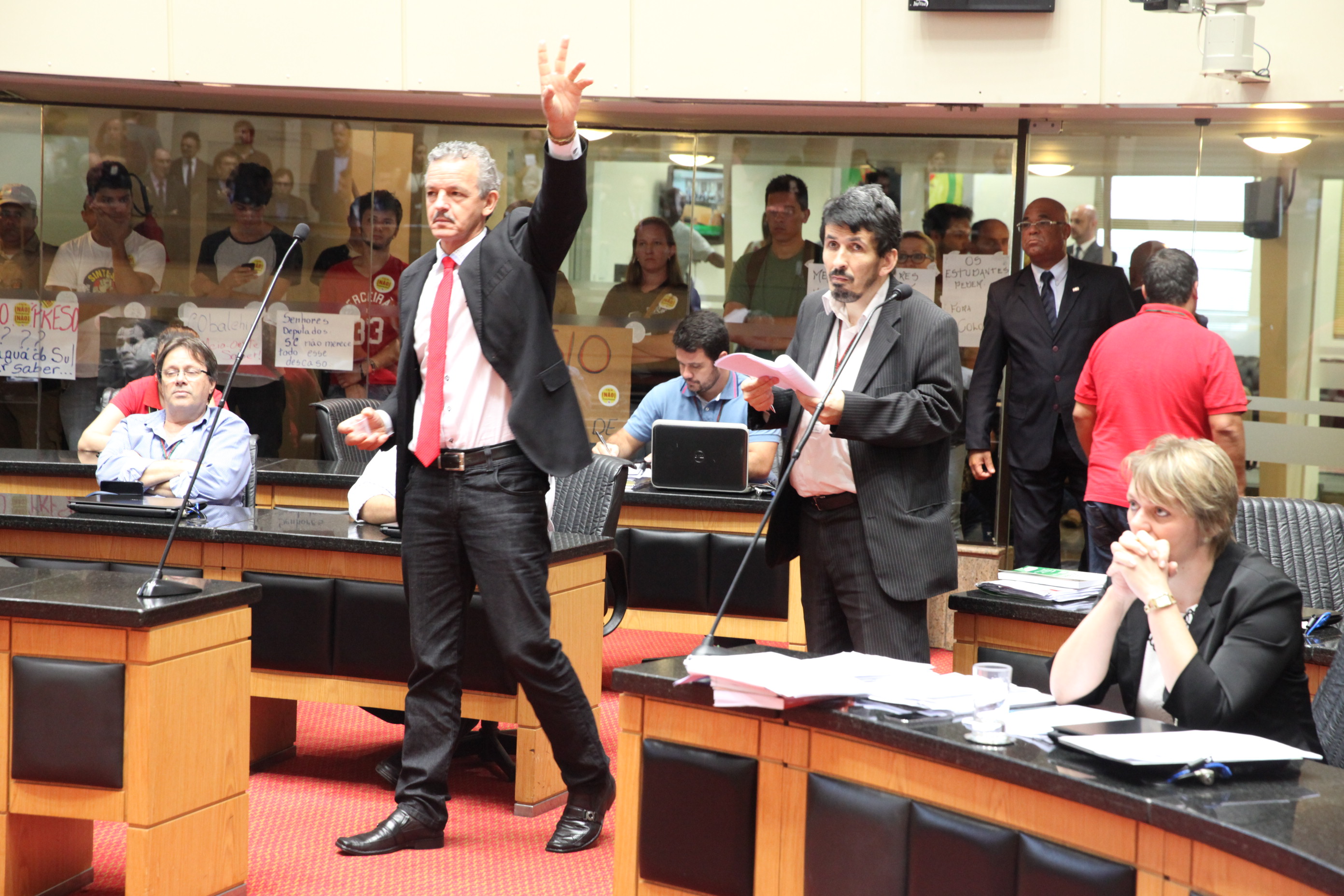 Reunião Conjunta das Comissões de Constituição e Justiça, Trabalho e Finanças. Foto: Fábio Queiroz / Agência AL