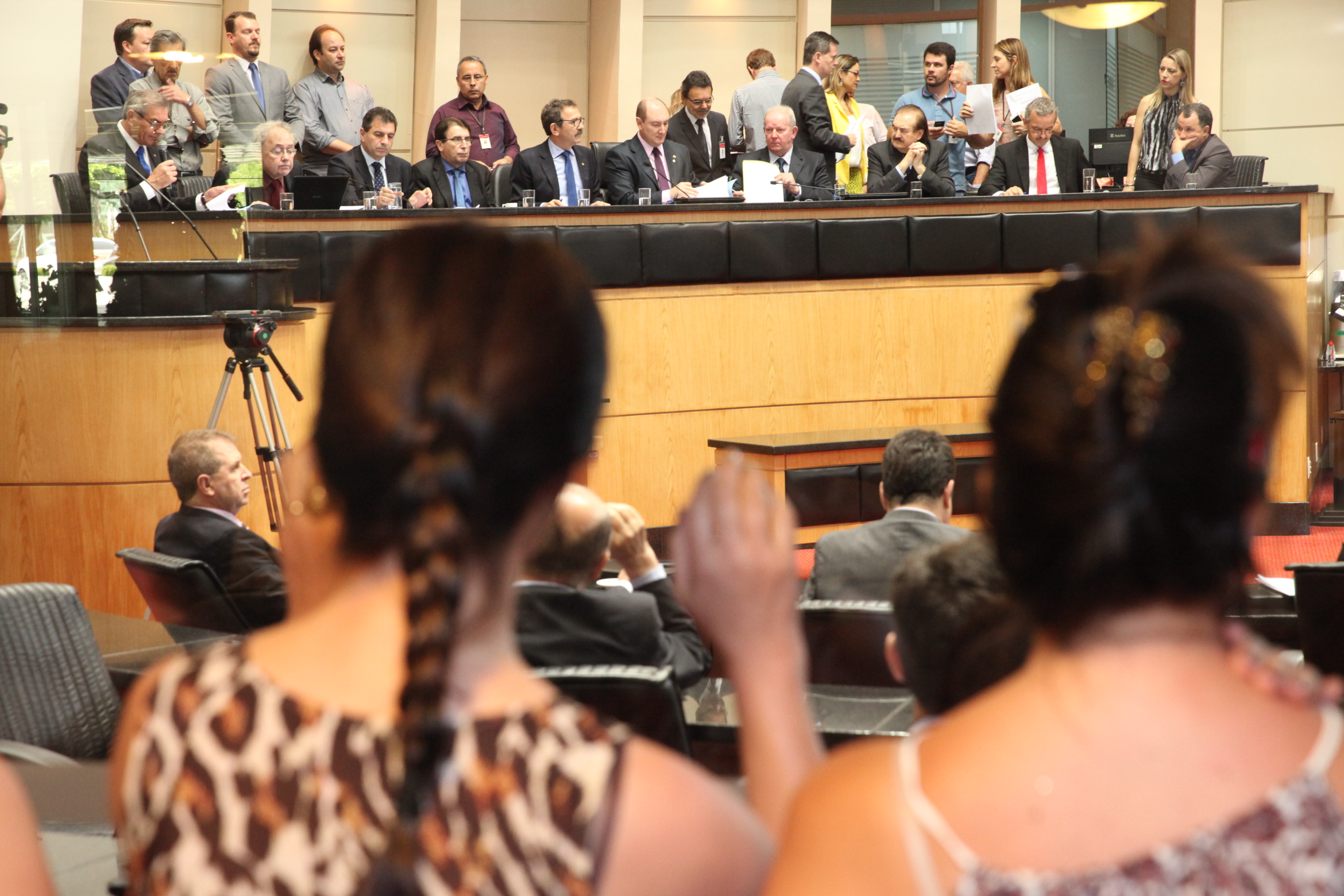 Servidores acompanham Reunião Conjunta das Comissões de Finanças, Trabalho e CCJ. Foto: Fábio Queiroz / Agência AL