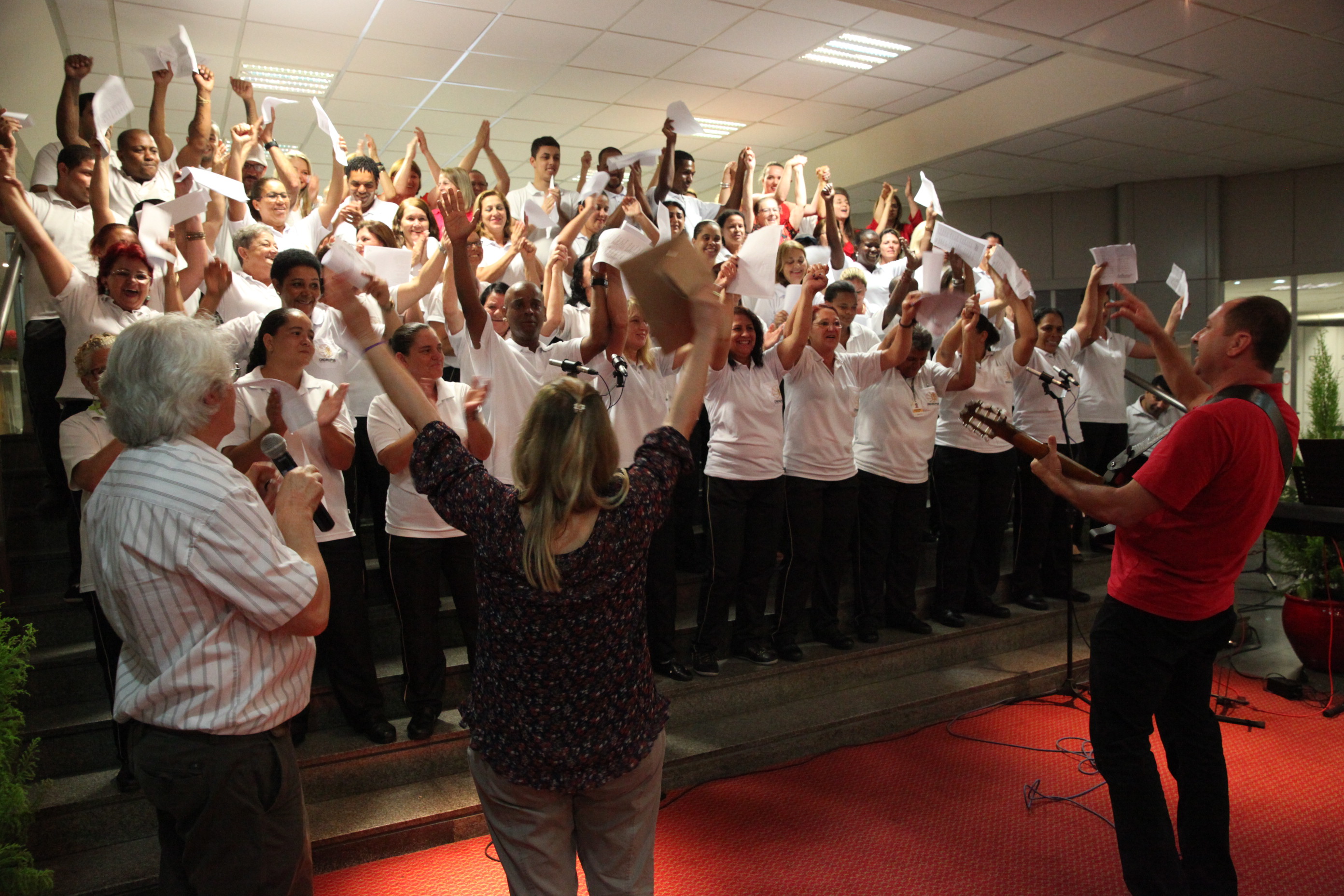 Apresentação de Natal - Coral Alesc. Foto: Eduardo Guedes de Oliveira/Agência AL