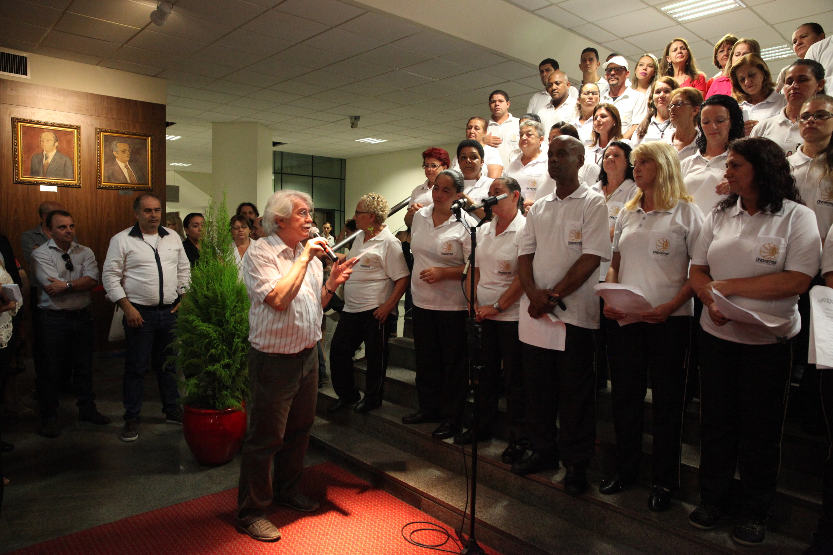Apresentação de Natal - Coral Alesc. Foto: Eduardo Guedes de Oliveira/Agência AL