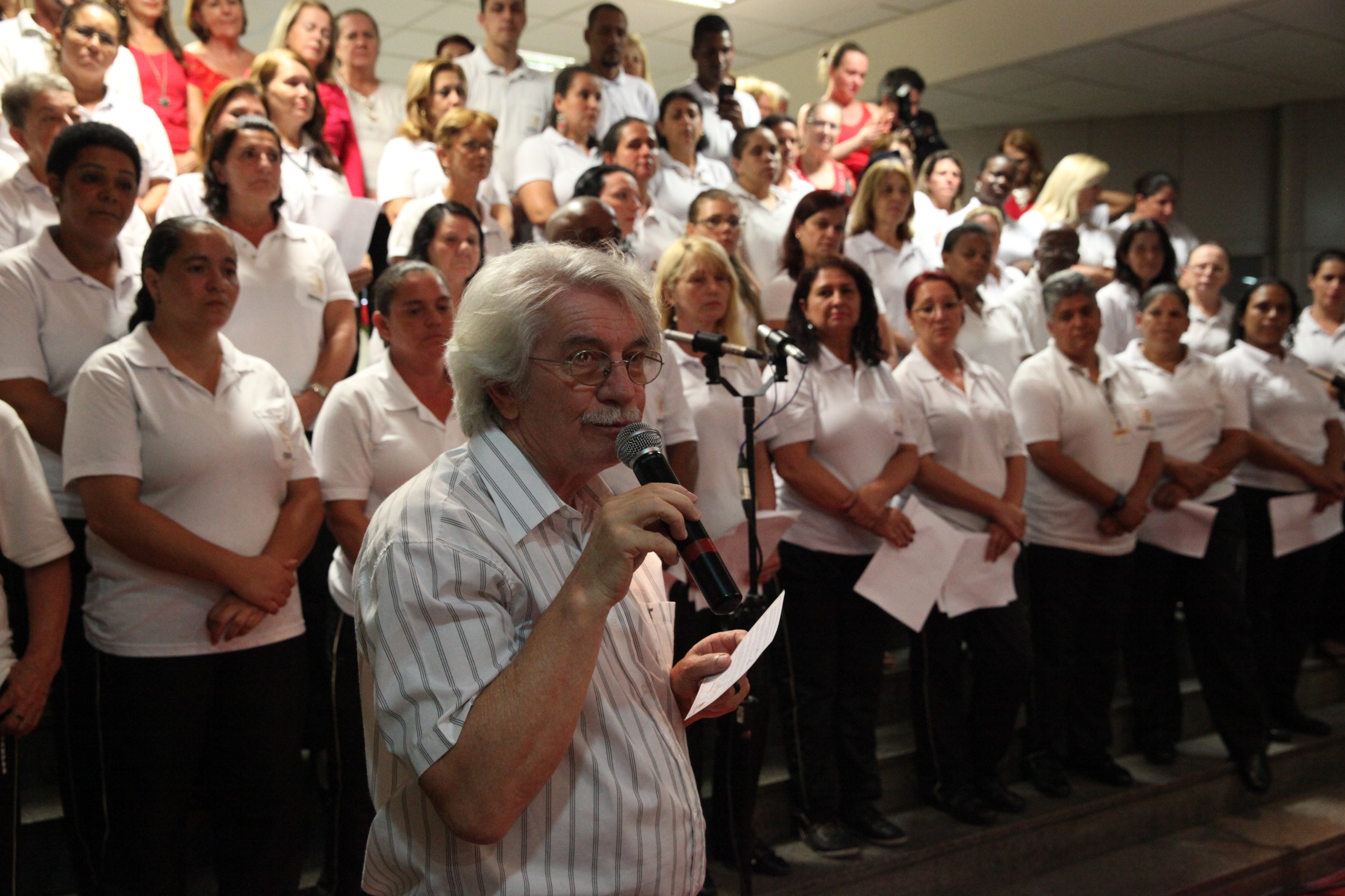 Apresentação de Natal - Coral Alesc. Foto: Eduardo Guedes de Oliveira/Agência AL