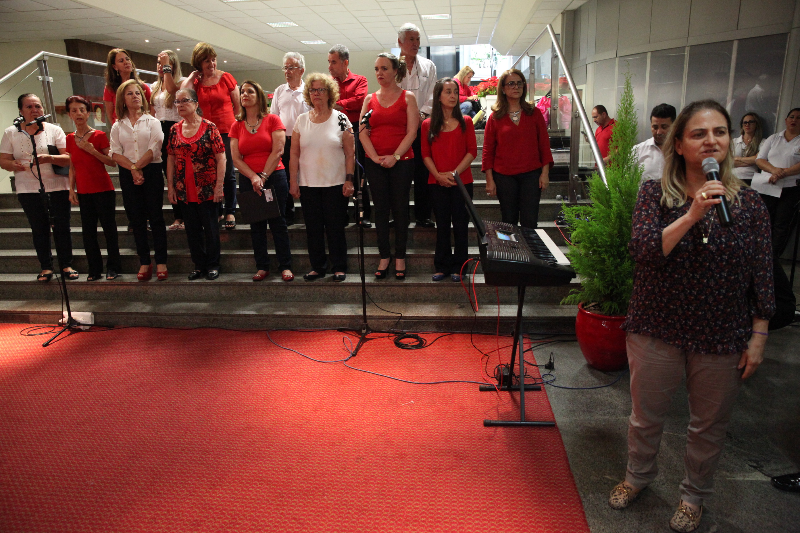Apresentação de Natal - Coral Alesc. Foto: Eduardo Guedes de Oliveira/Agência AL