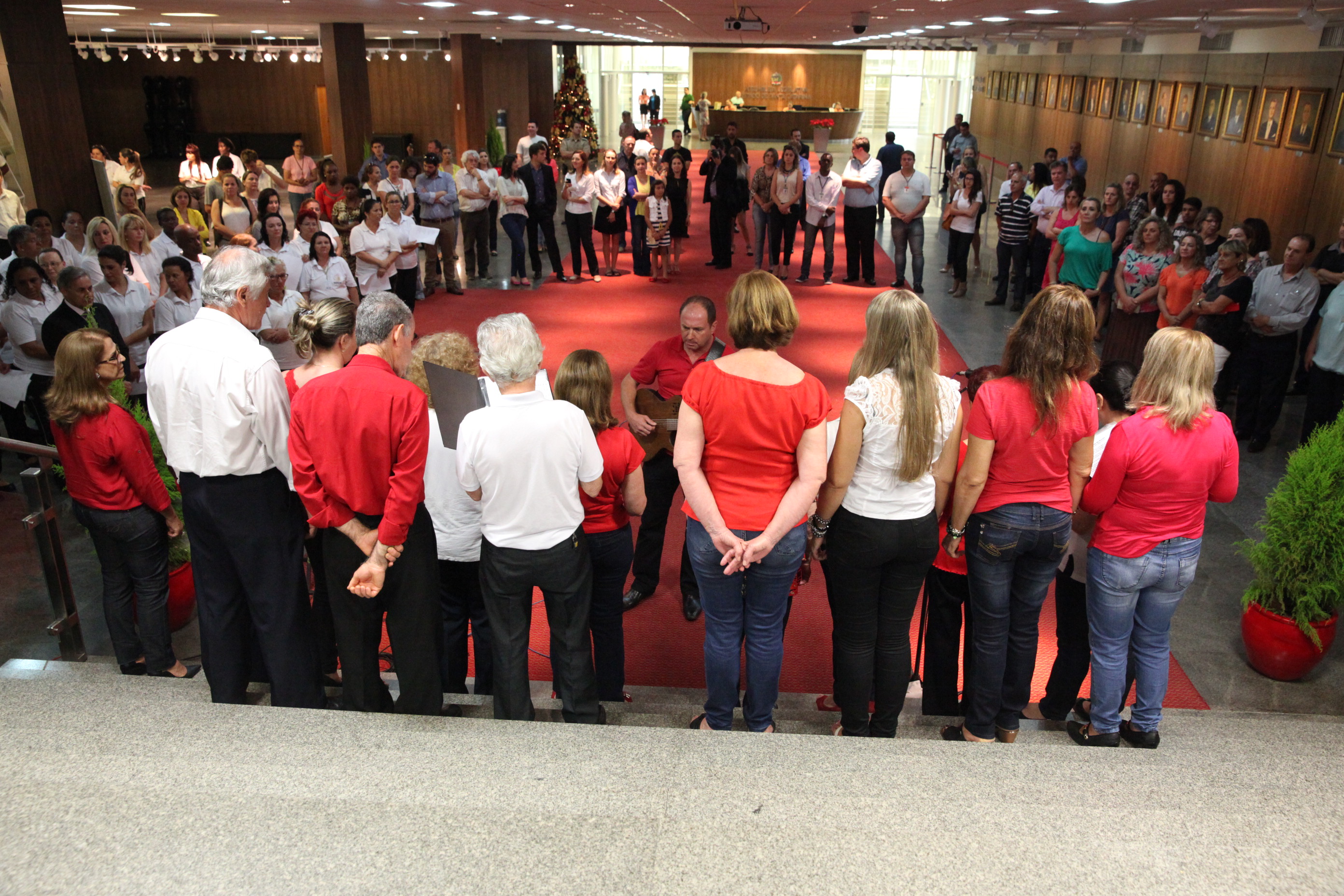 Apresentação de Natal - Coral Alesc. Foto: Eduardo Guedes de Oliveira/Agência AL