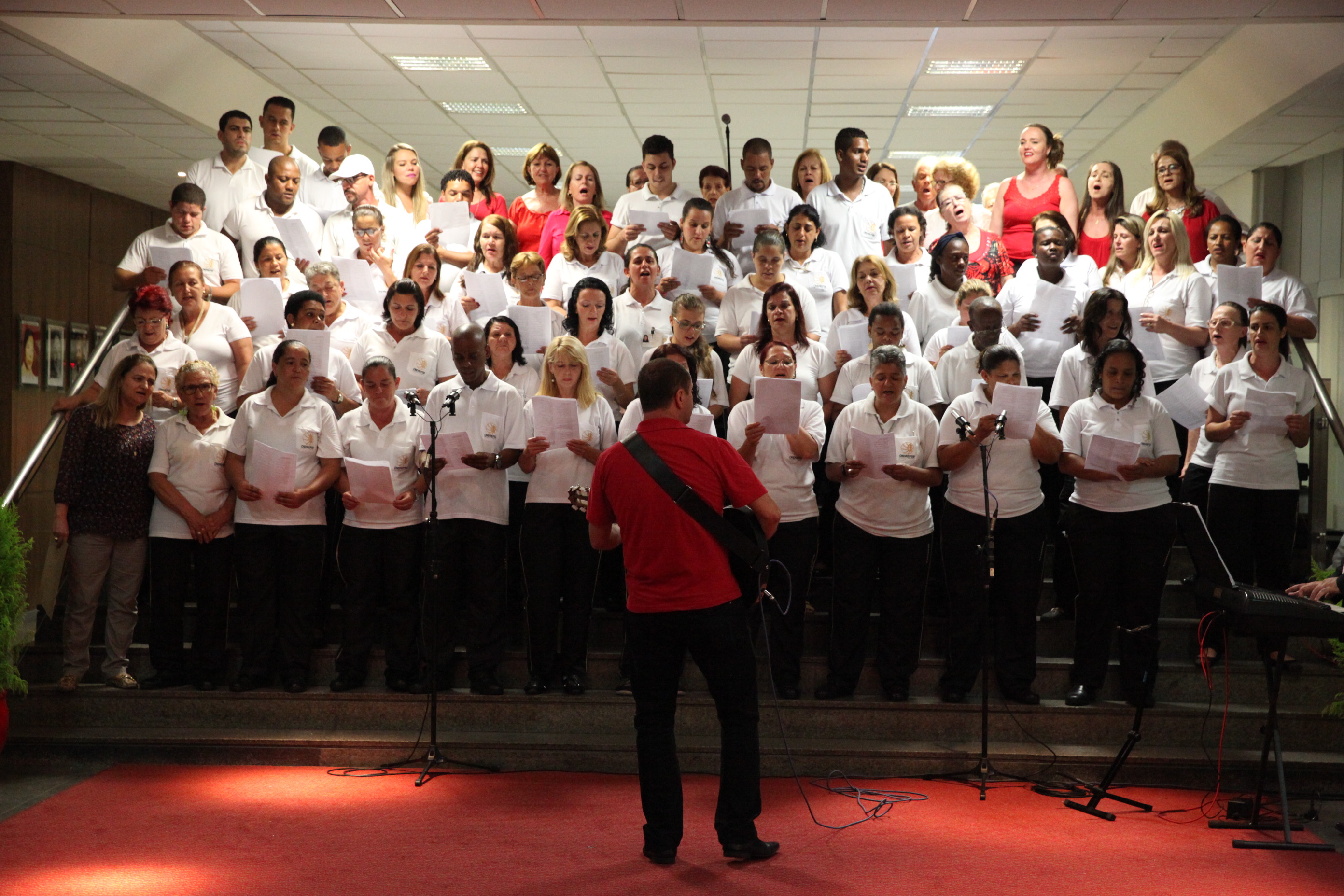 Apresentação de Natal - Coral Alesc. Foto: Eduardo Guedes de Oliveira/Agência AL
