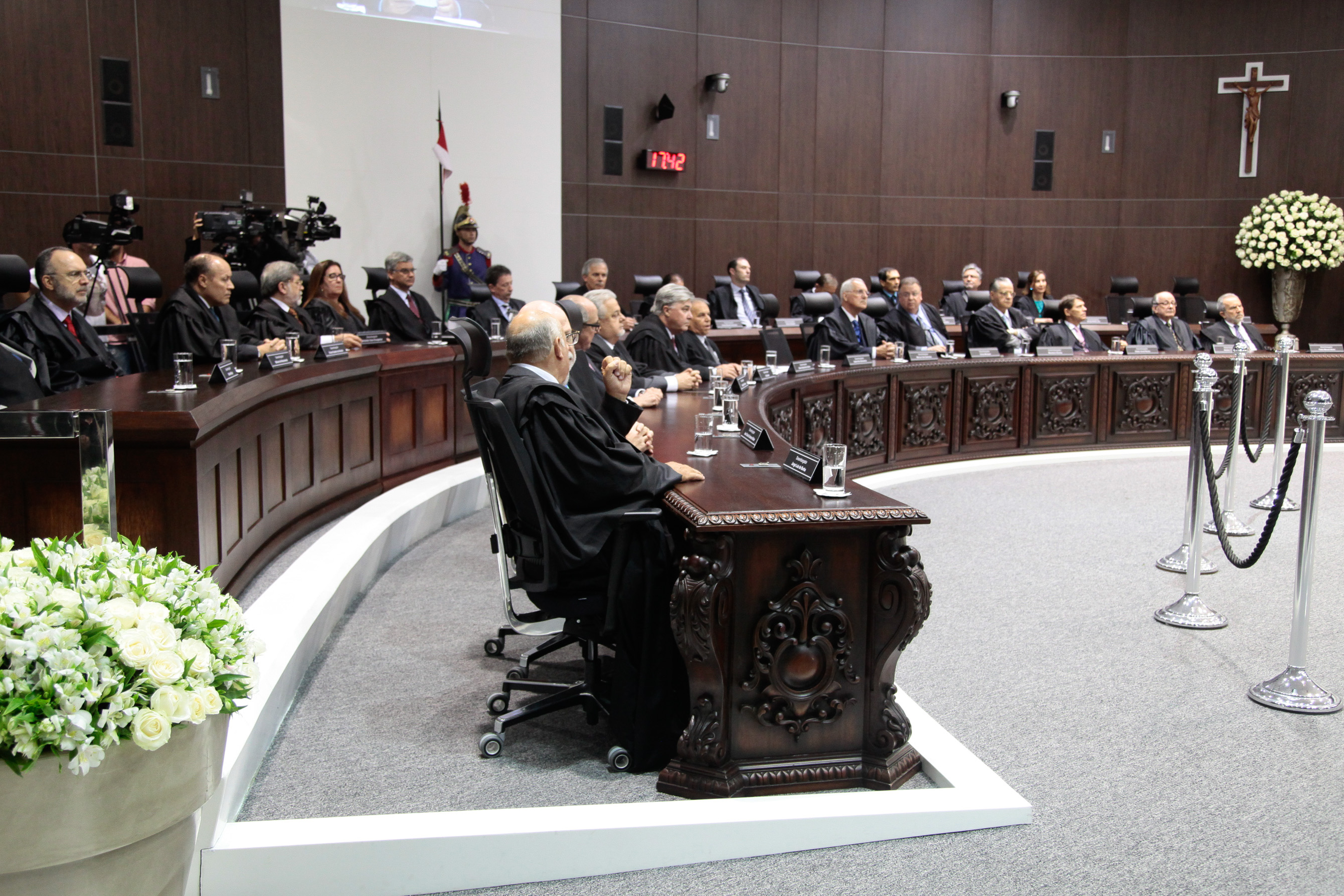 Desembargador José Antônio Torres Marques assume a presidência do Tribunal de Justiça de Santa Catarina.